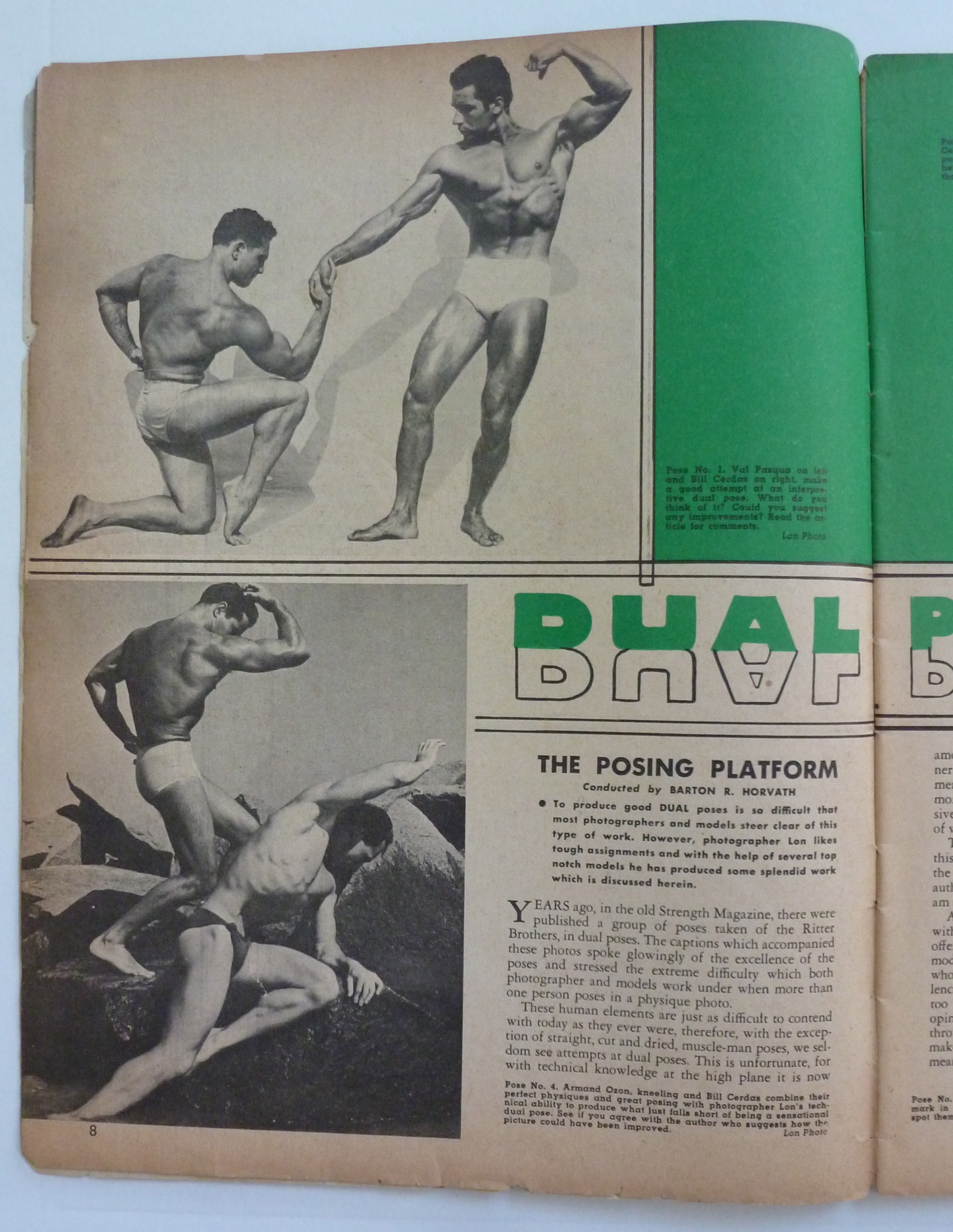 Muscle Power Magazine February 1950 Ed Theriault