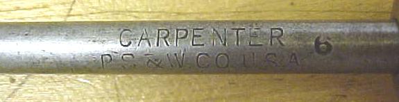 Peck Stow & Wilcox Carpenter Screwdriver P.S. & W. Co.