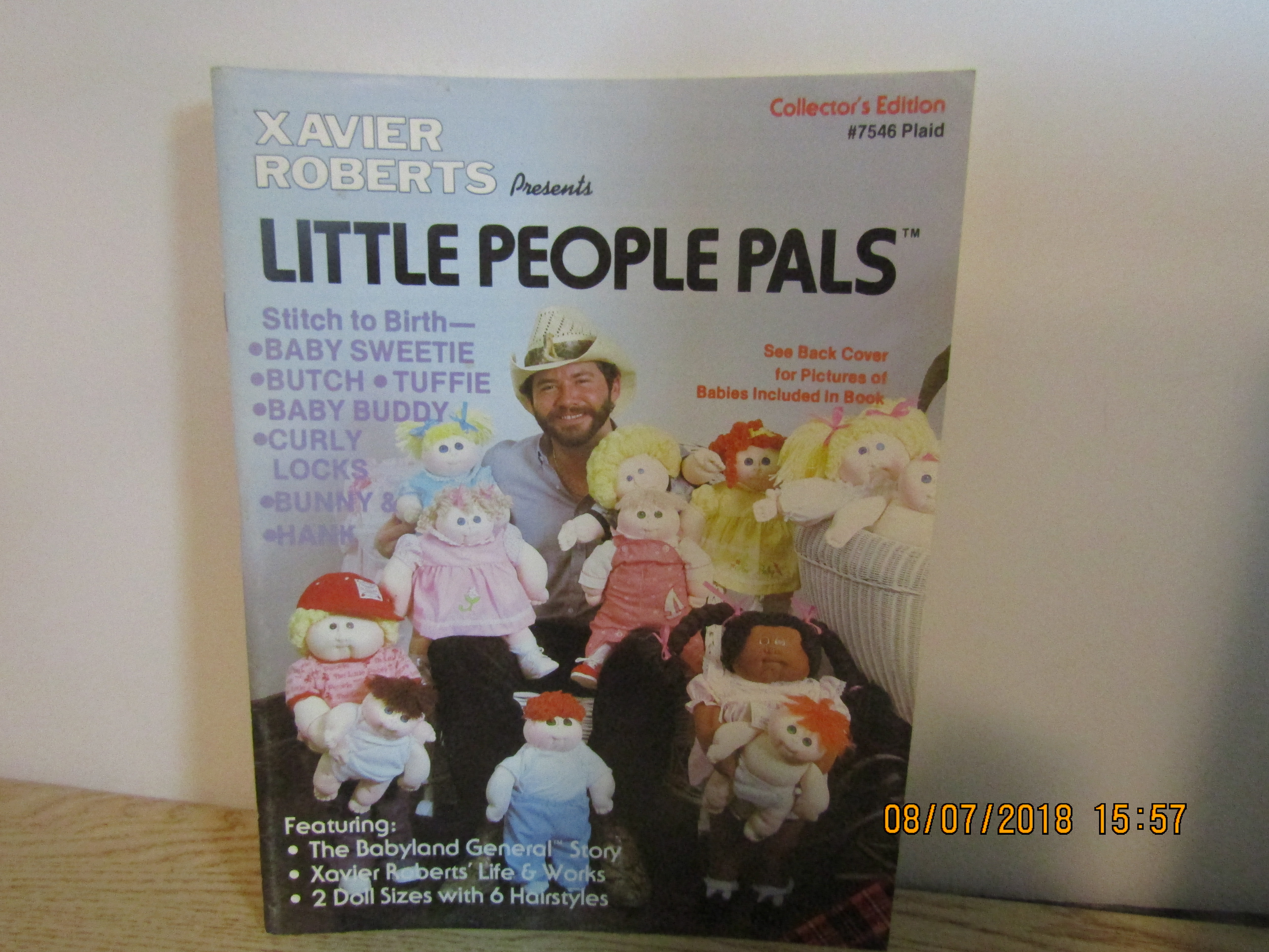 Plaid Xavier Roberts Little People Pals #7546