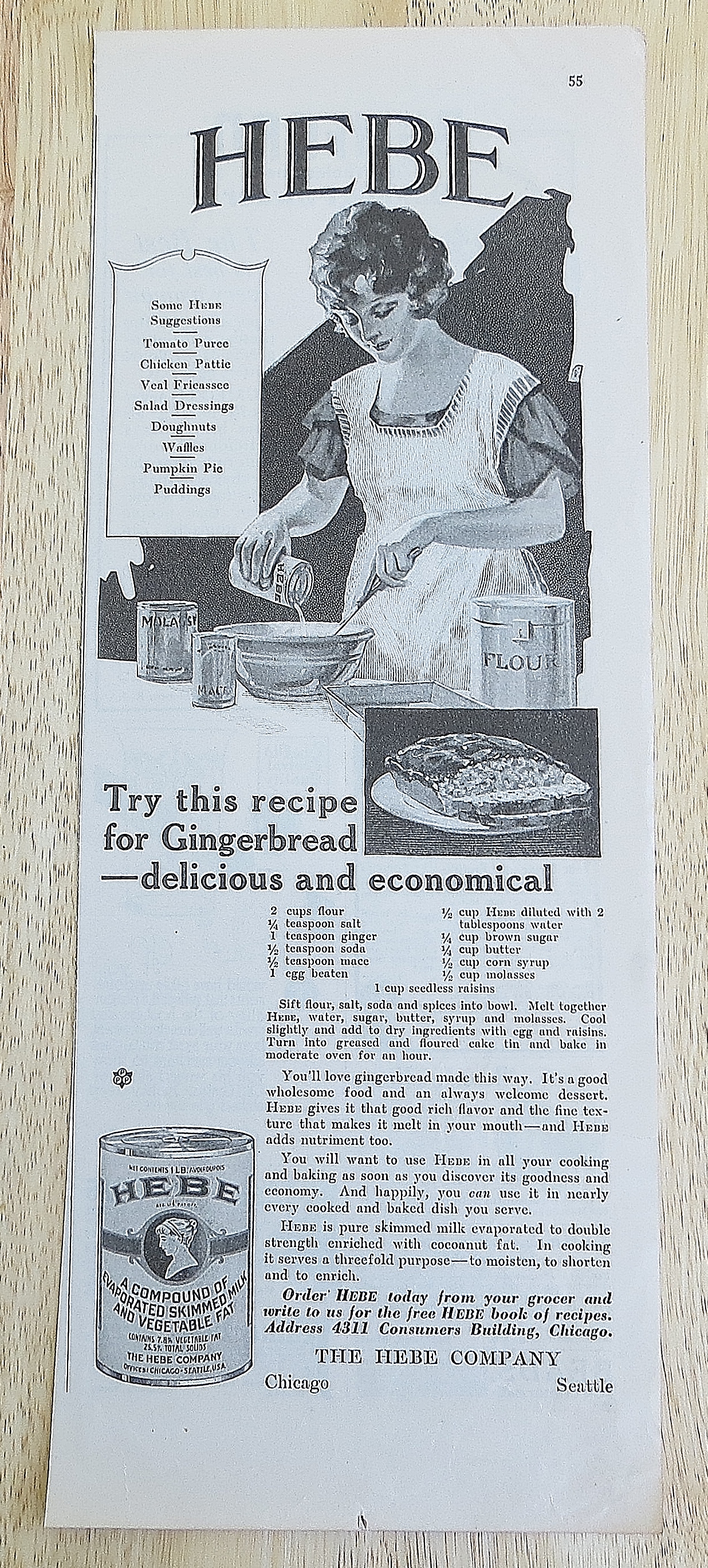 1921 Hebe With Gingerbread