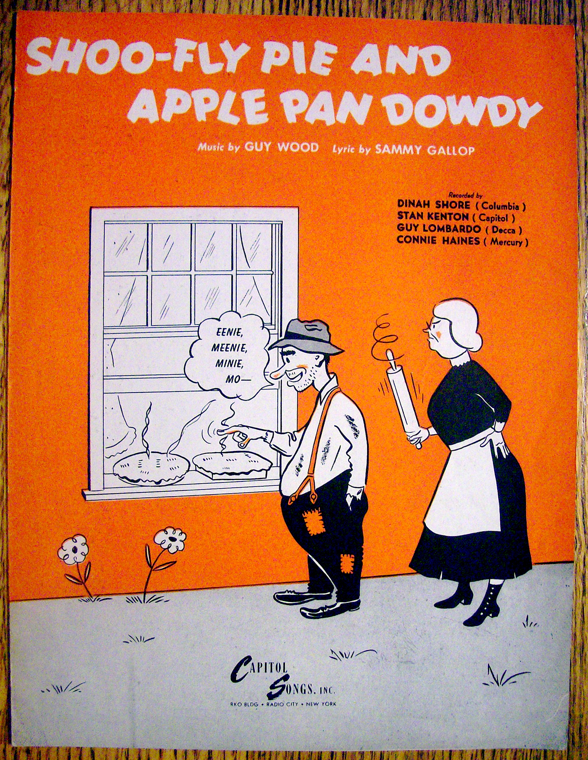 Sheet Music For 1946 Shoo-Fly Pie & Apple Pan Dowdy