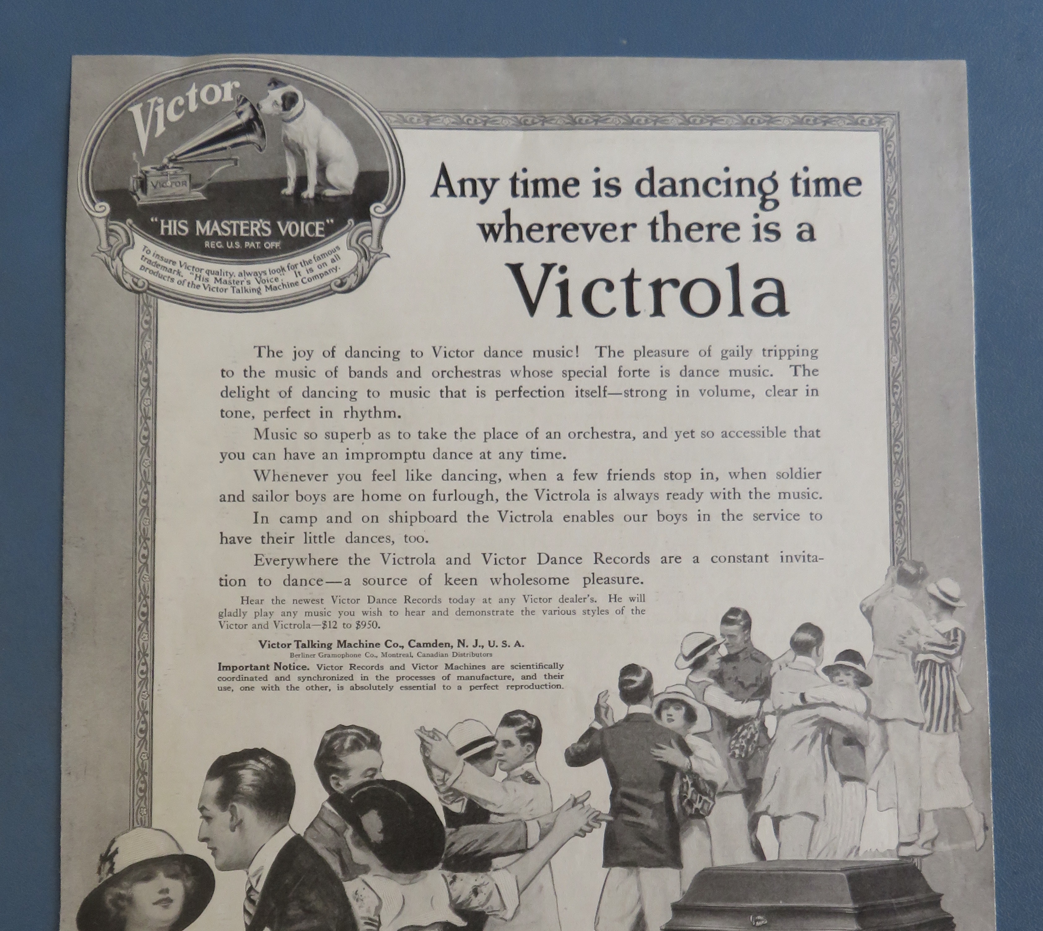 1920's Victrola with People Dancing