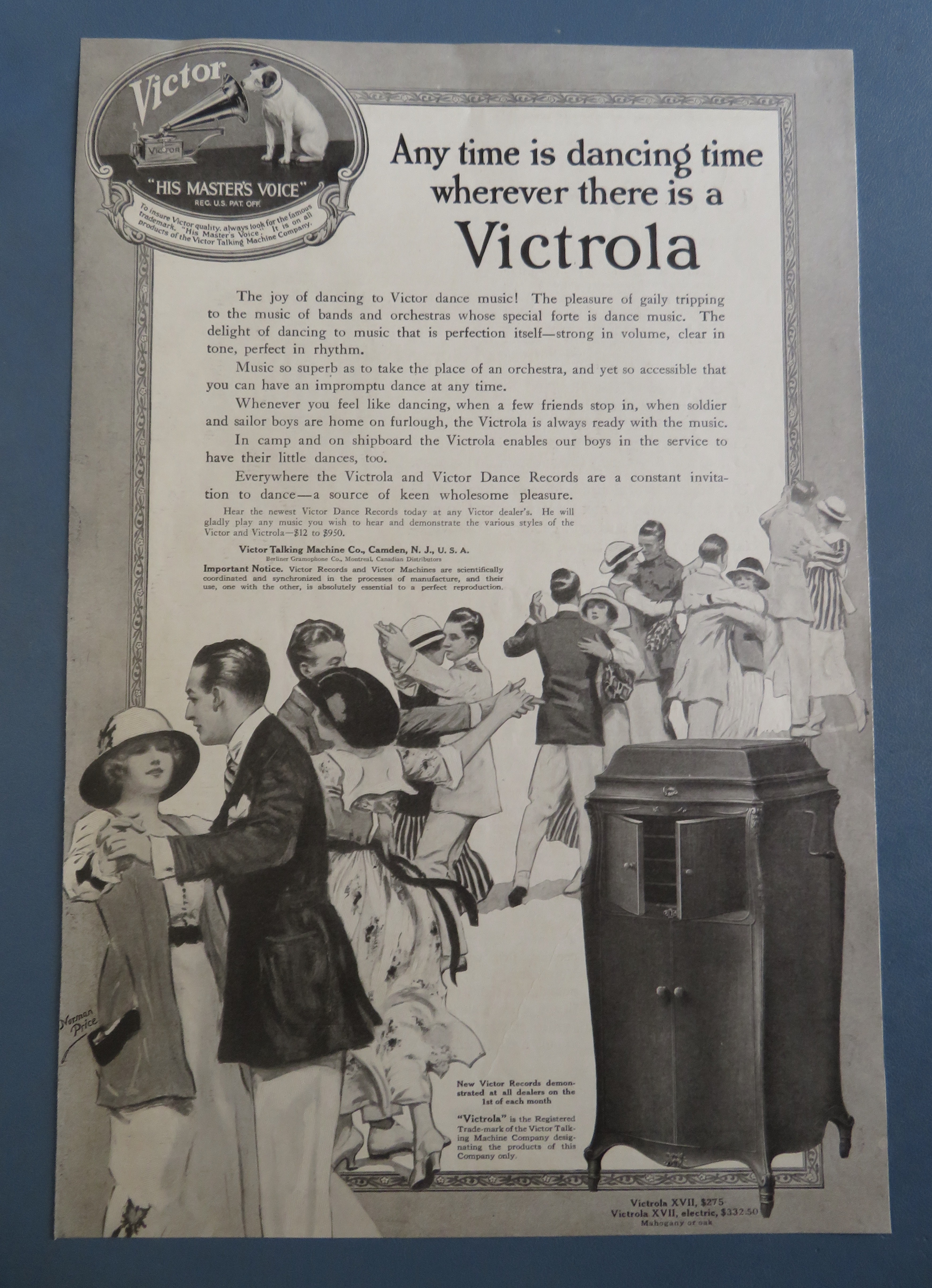 1920's Victrola with People Dancing