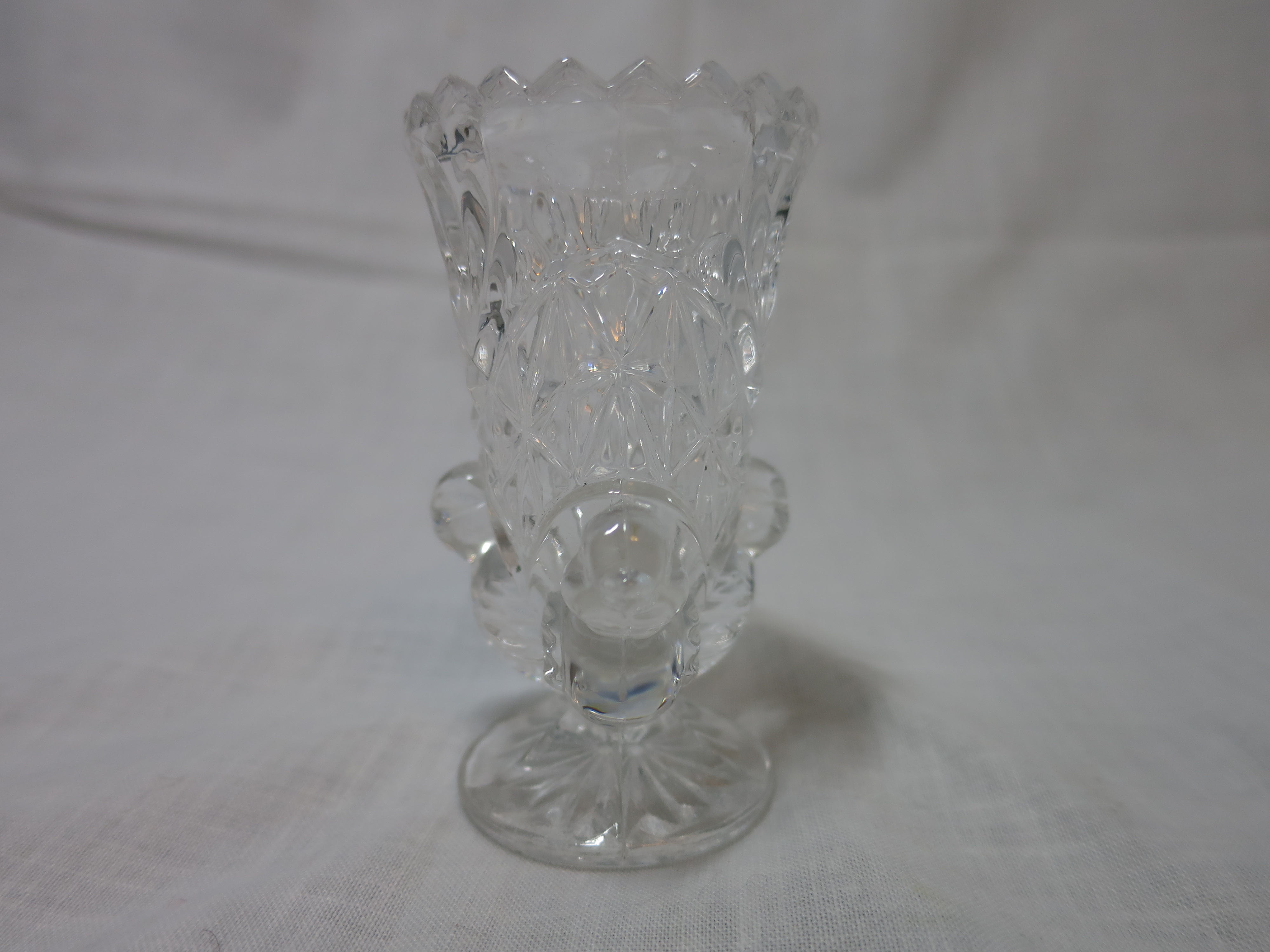 Crystal Toothpick Holder with three birds