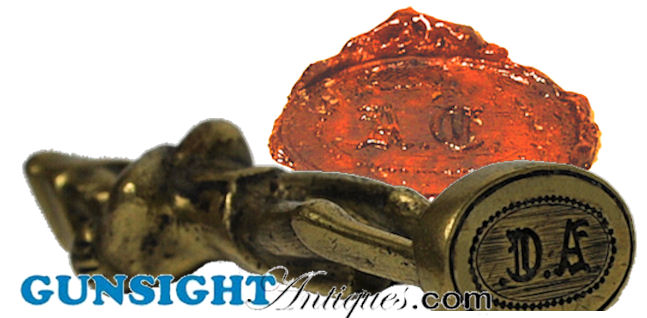 early 1800s bronze DOCUMENT SEAL