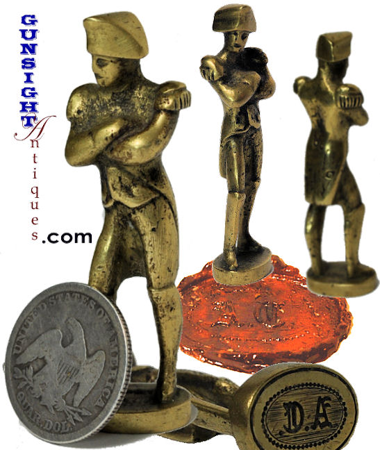 early 1800s bronze DOCUMENT SEAL