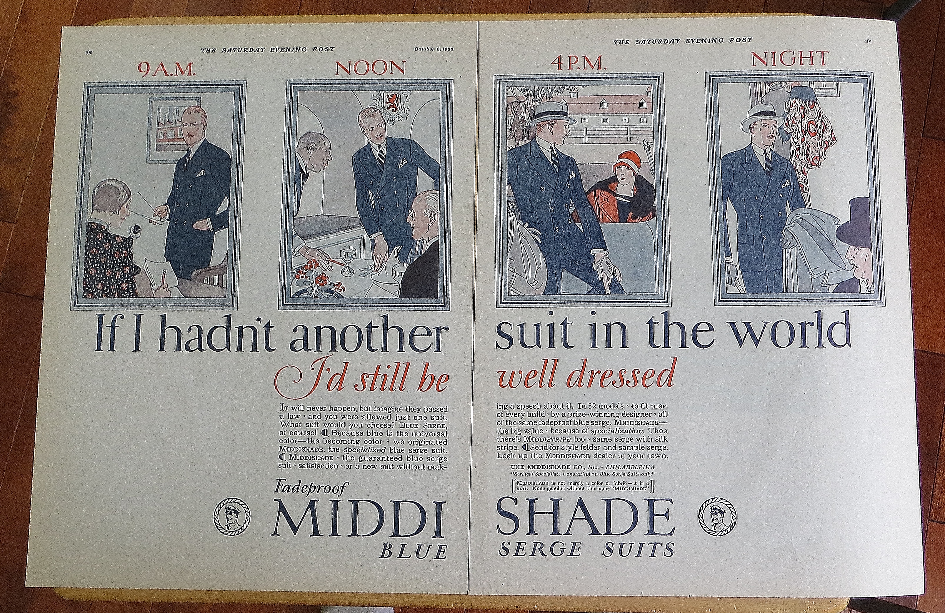 1926 Middishade Suits With Man In Suit