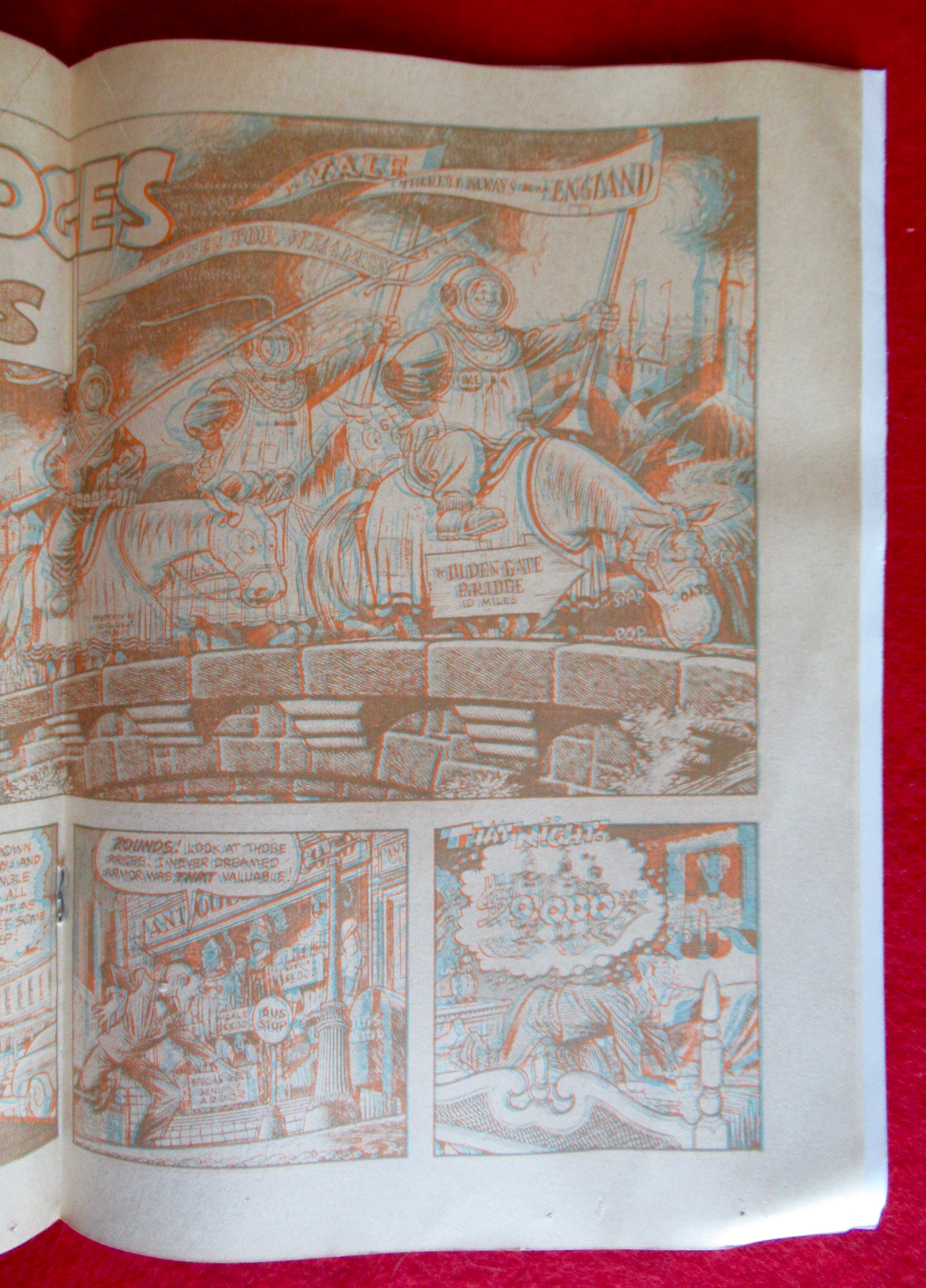 Three Stooges 3D Comics October 1953 Men In Moon