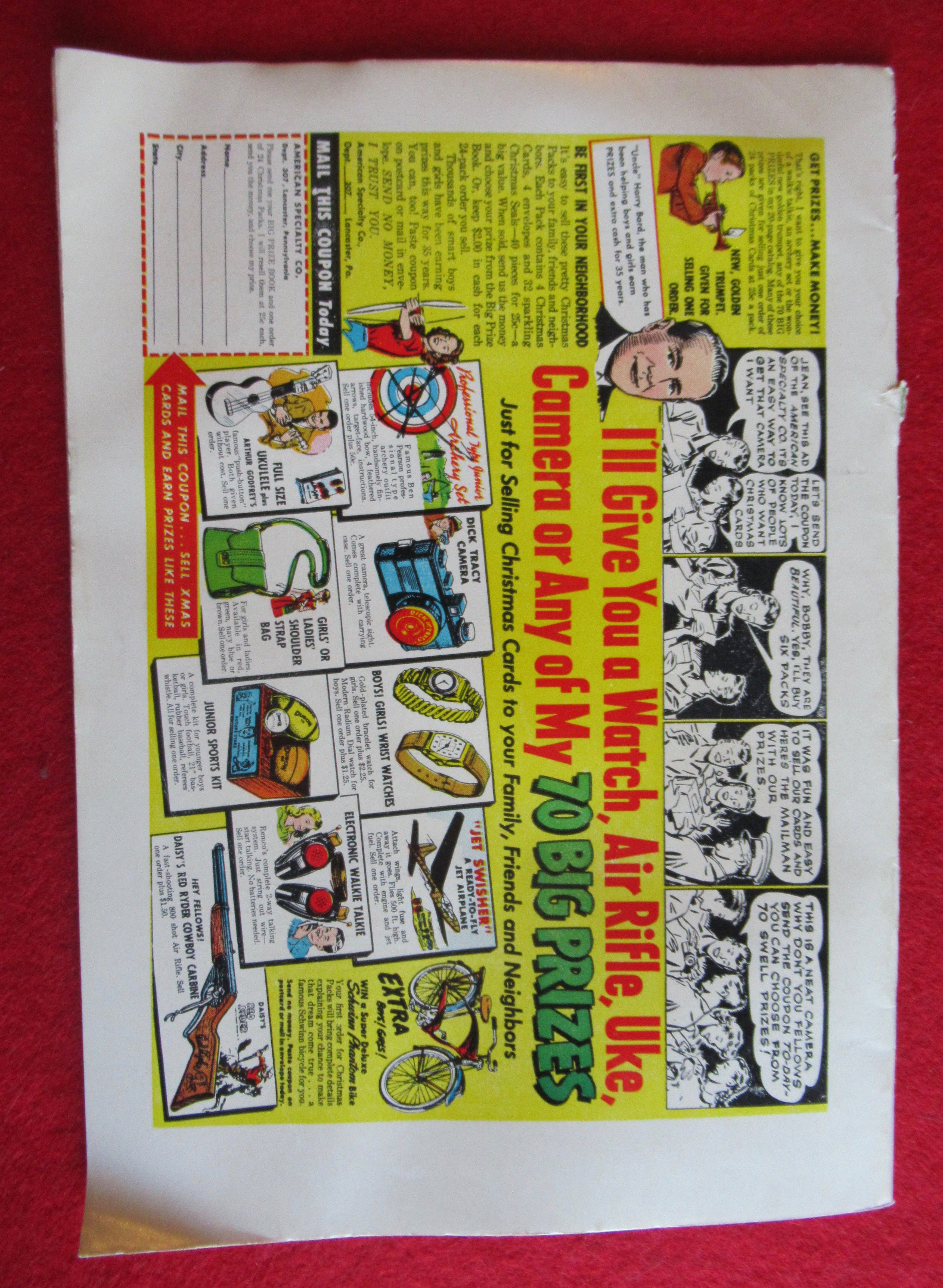 Three Stooges 3D Comics October 1953 Men In Moon