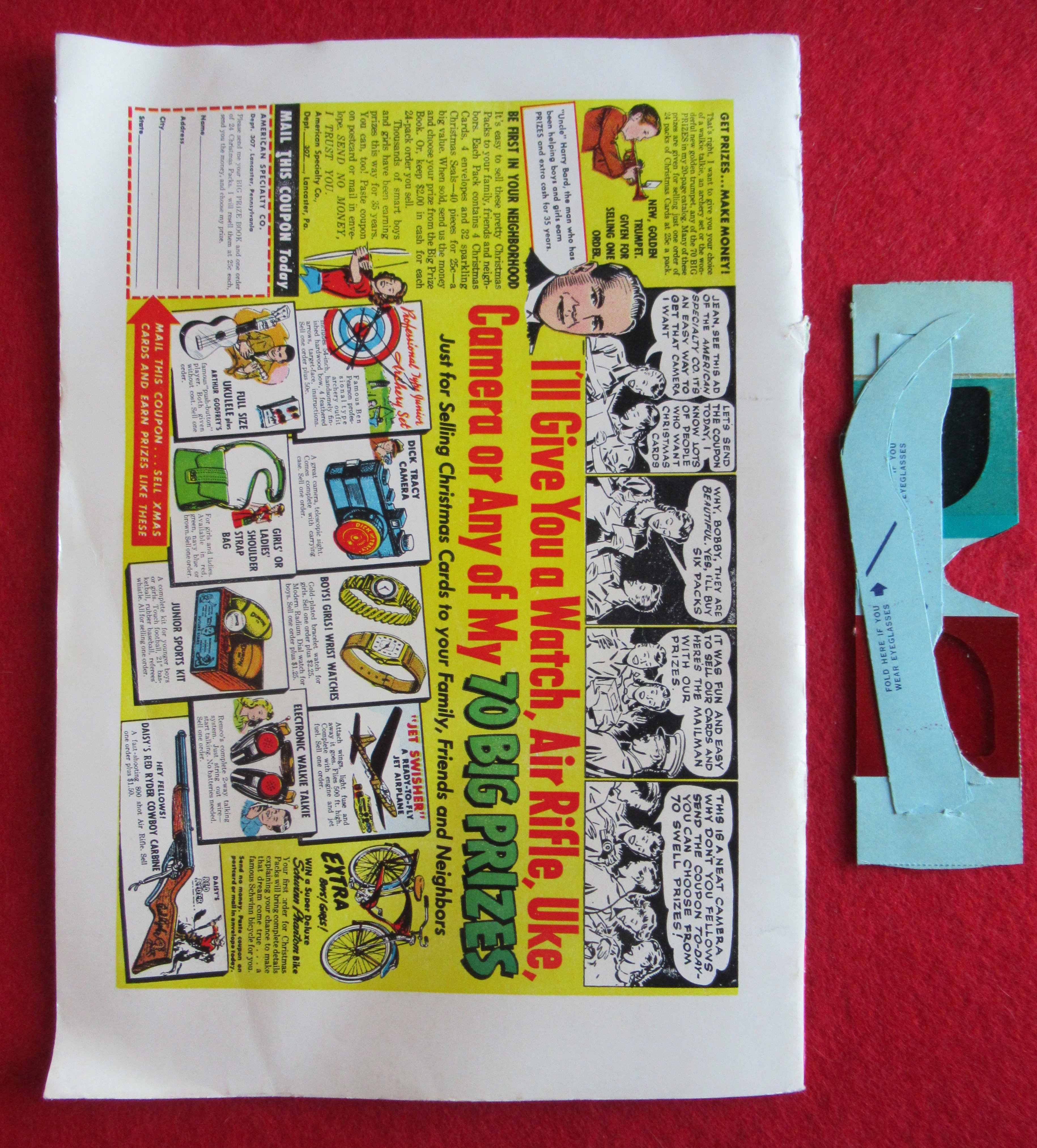 Three Stooges 3D Comics October 1953 Men In Moon