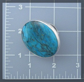 Sterling Silver Sleeping beauty Turquoise Designer Ring