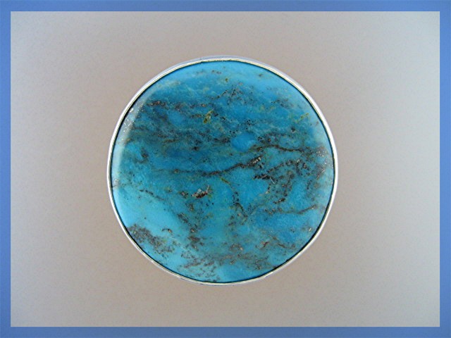 Sterling Silver Sleeping beauty Turquoise Designer Ring
