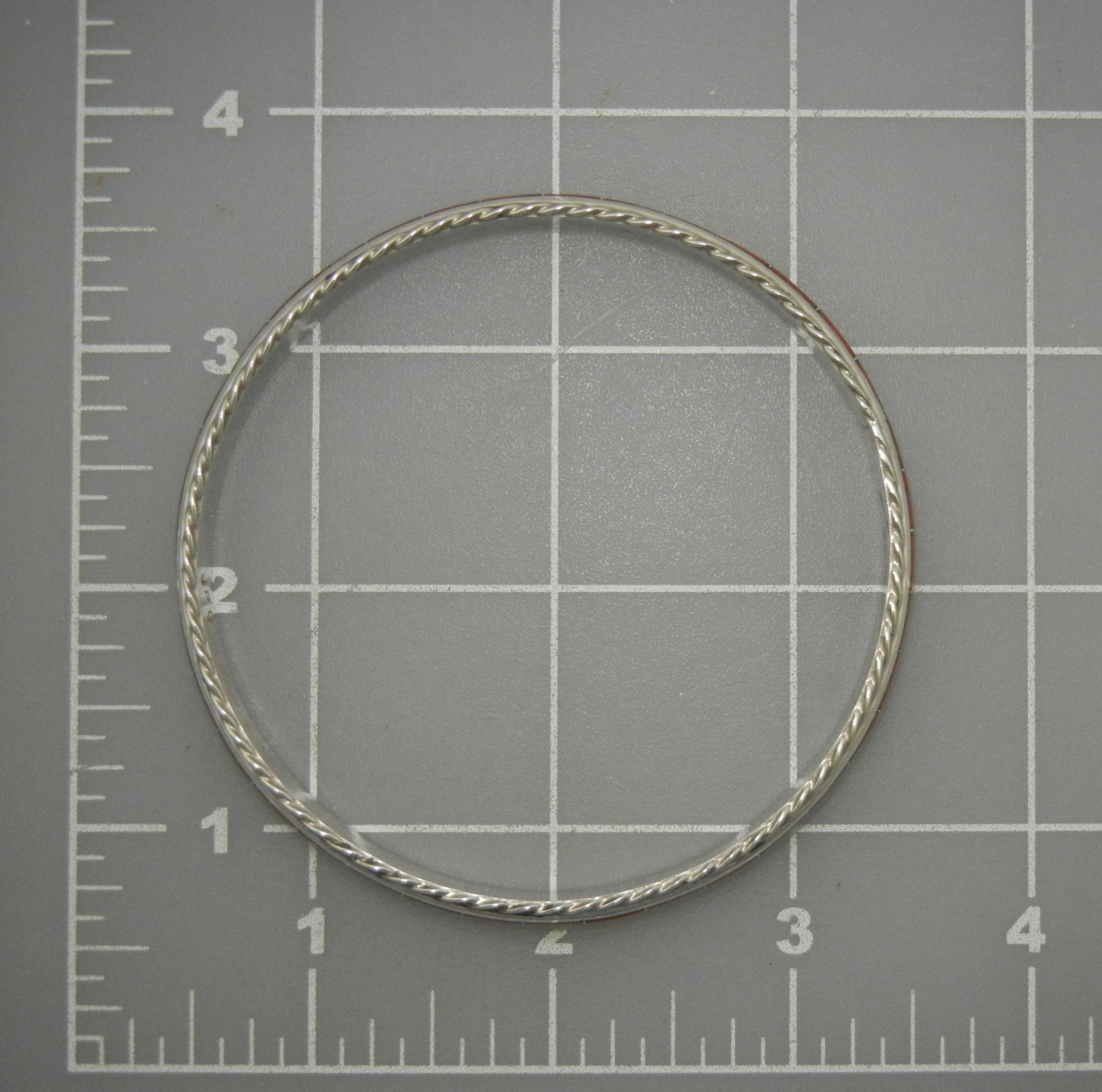 Zuni Sterling Silver Mediterranean Coral Bangle Bracele