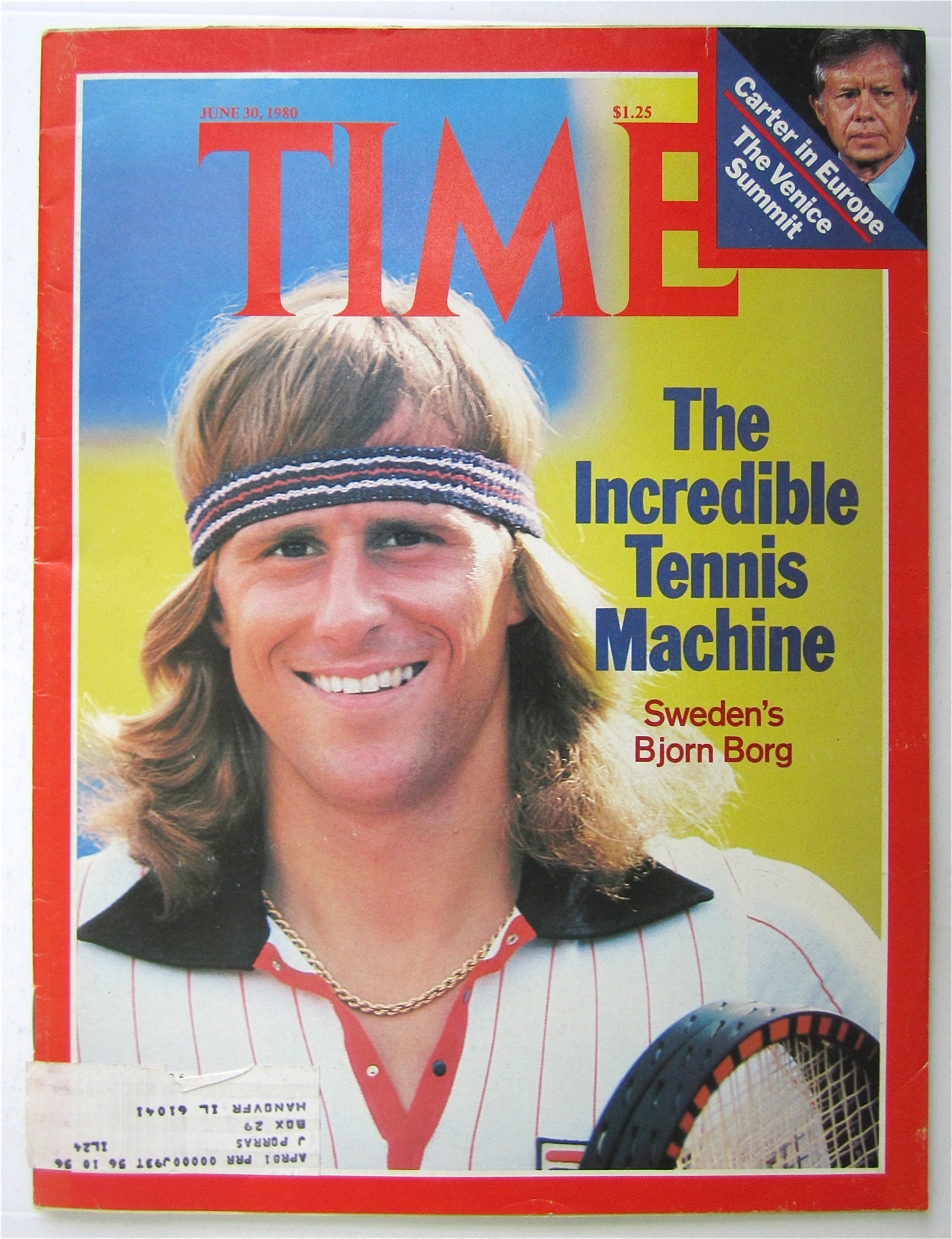 Time Magazine-June 30, 1980-Sweden's Bjorn Borg