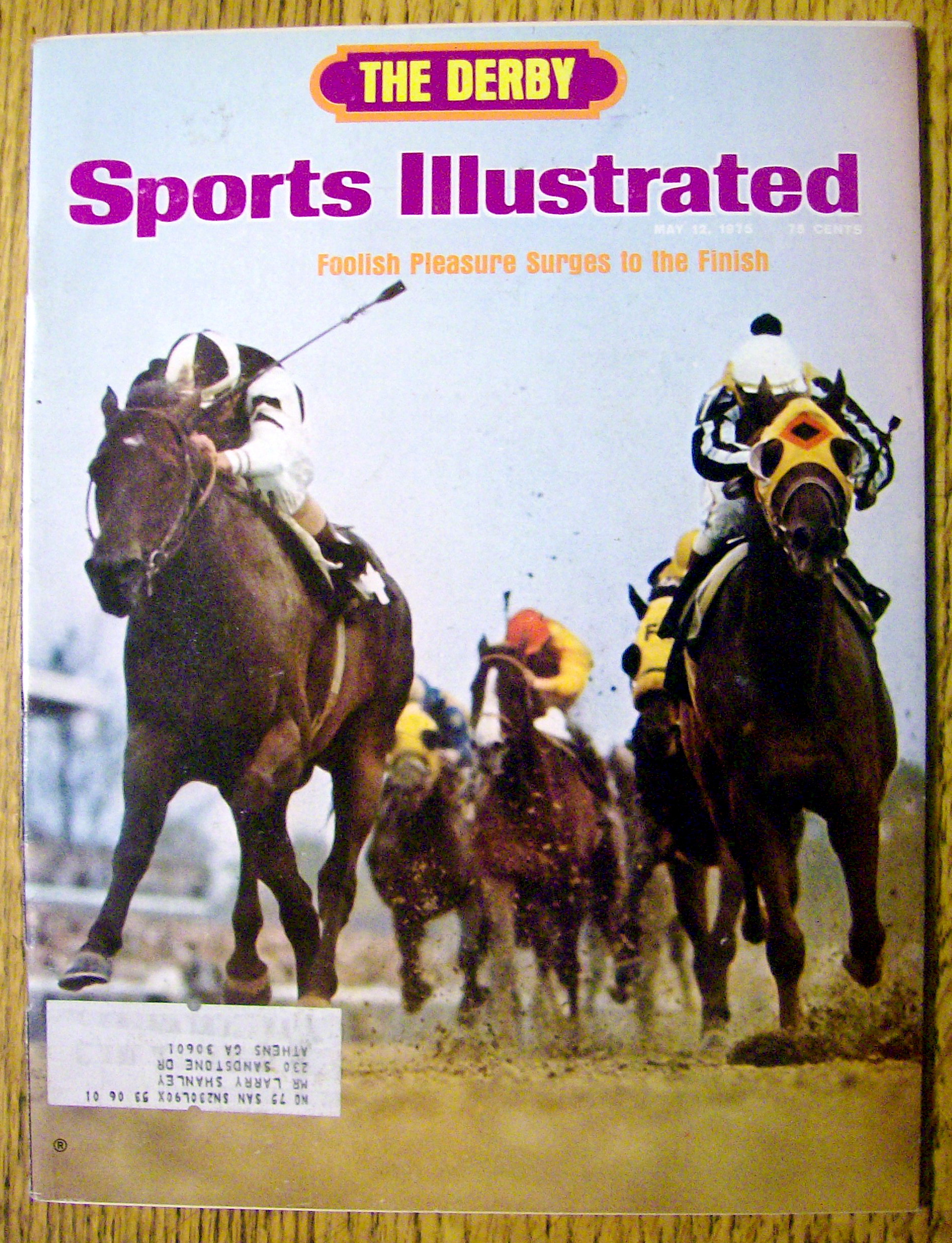 Sports Illustrated Magazine-May 12, 1975-The Derby