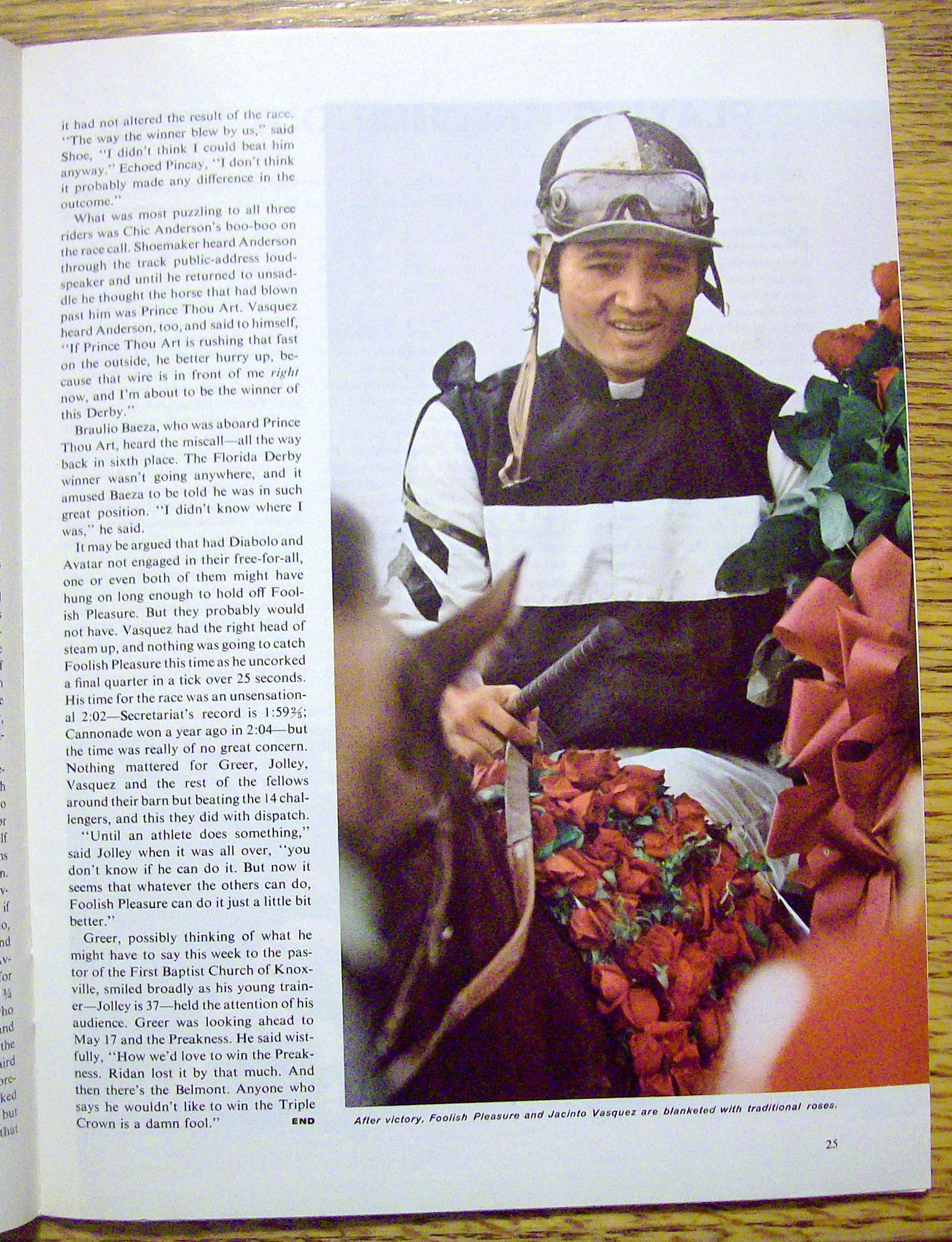 Sports Illustrated Magazine-May 12, 1975-The Derby