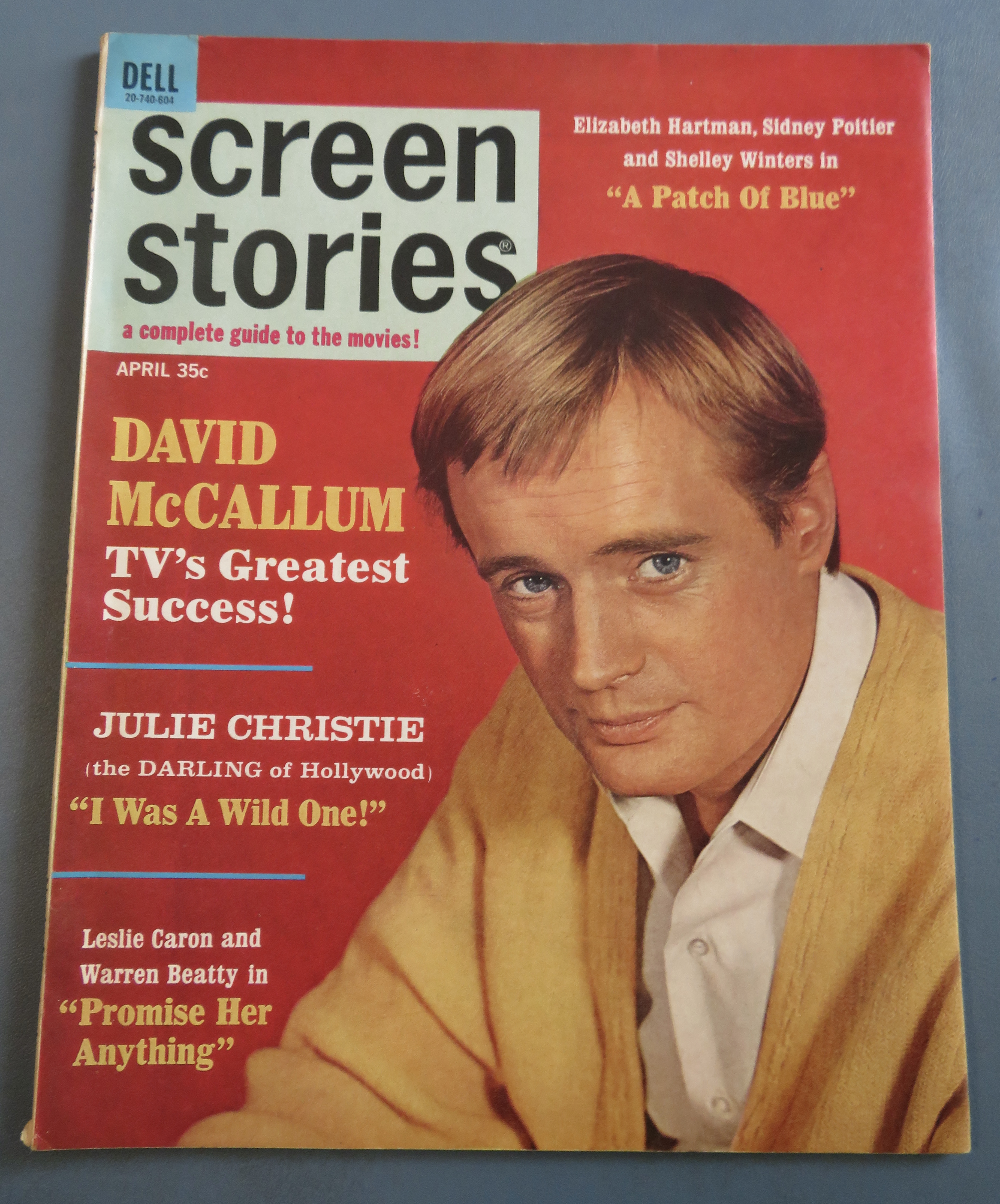 Screen Stories Magazine April 1966 David McCallum