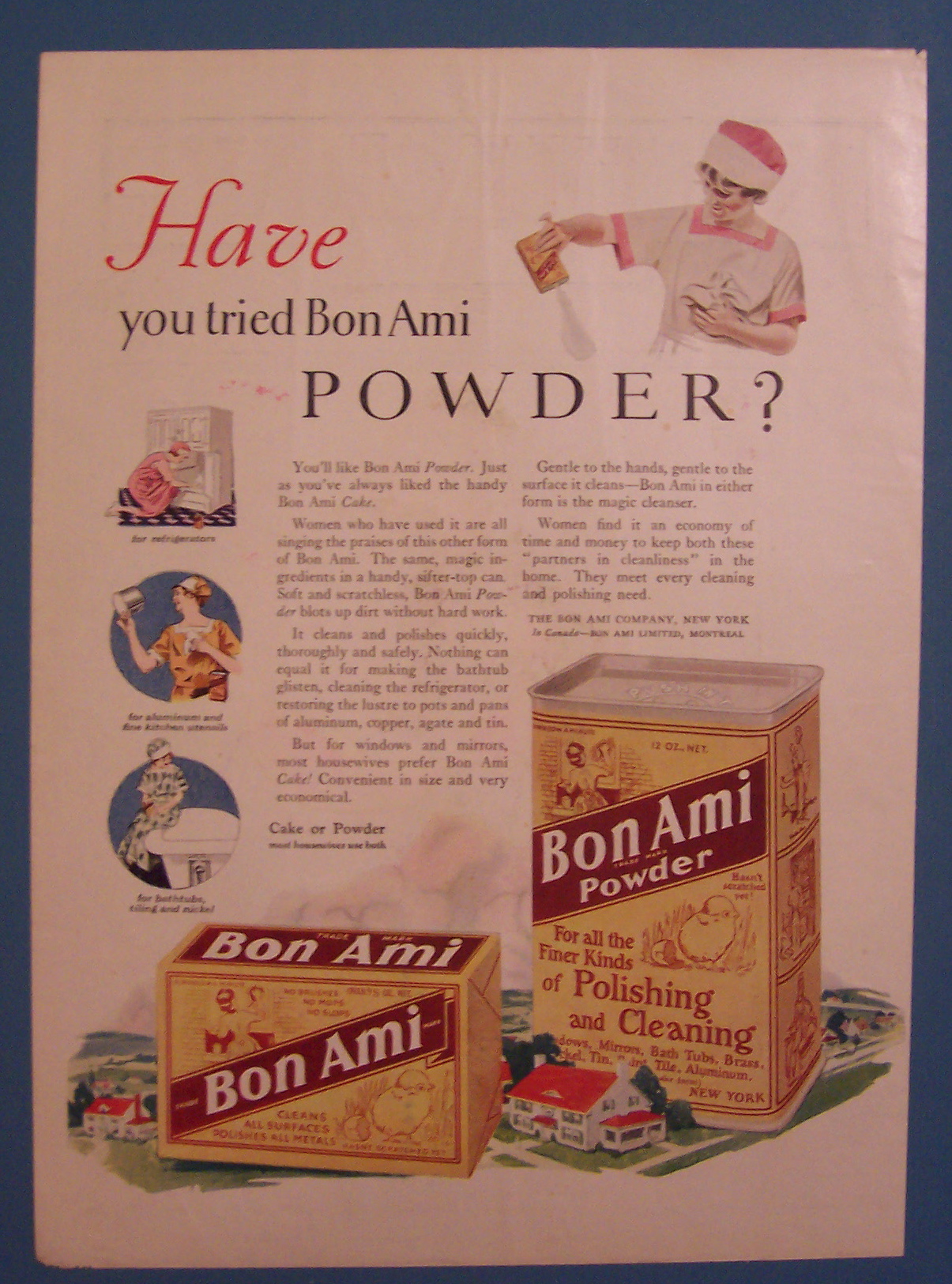 1926 Bon Ami Powder or Cake