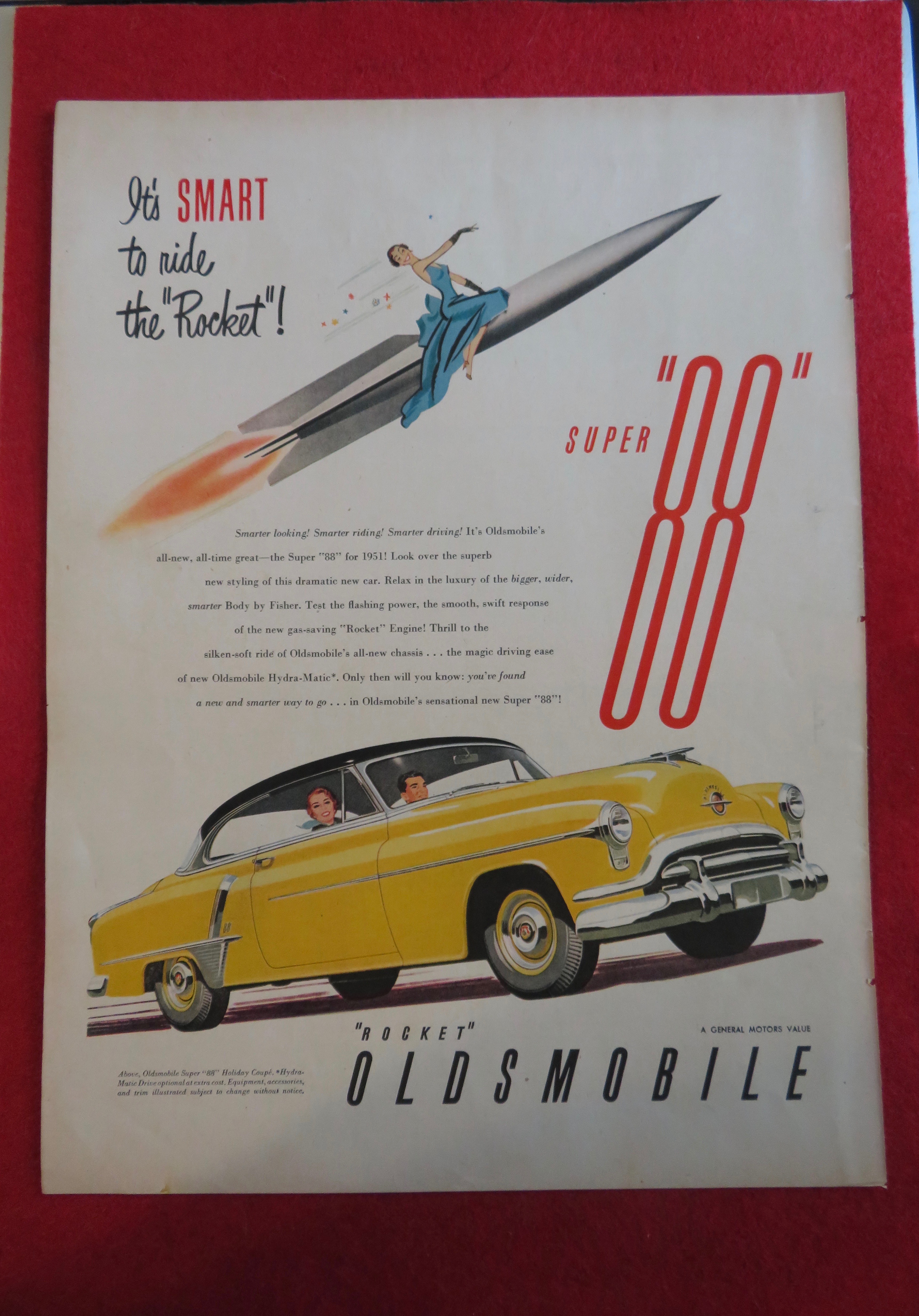 1951 Oldsmobile with The Oldsmobile Super 88