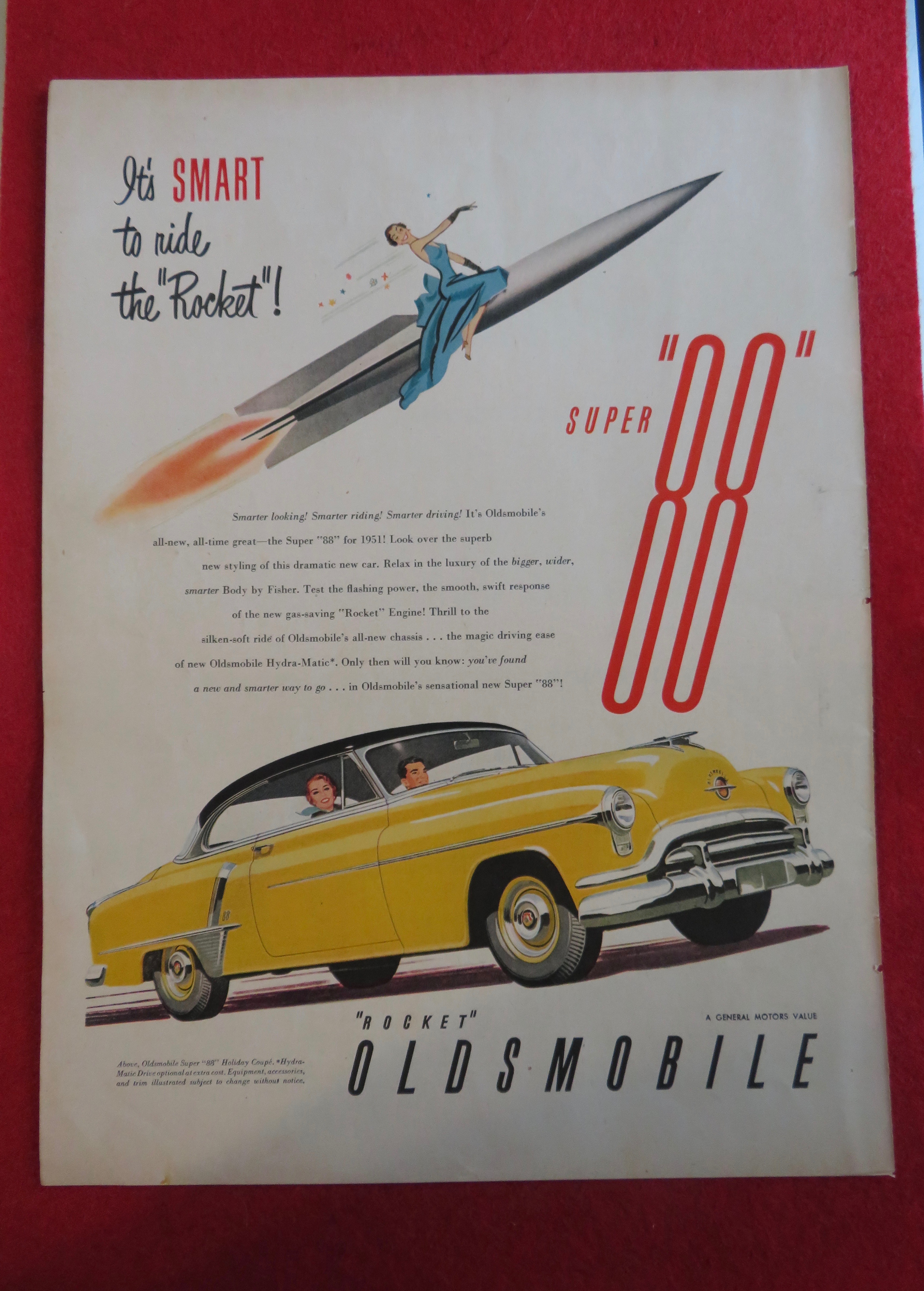 1951 Oldsmobile with The Oldsmobile Super 88