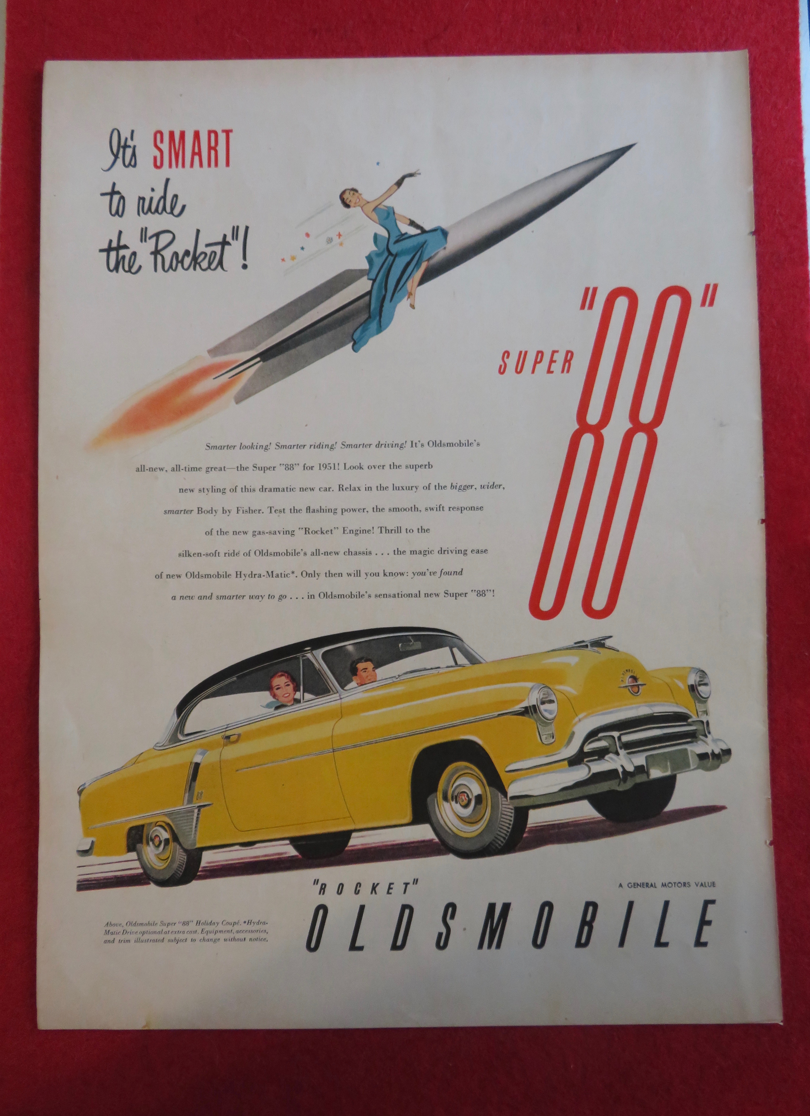1951 Oldsmobile with The Oldsmobile Super 88