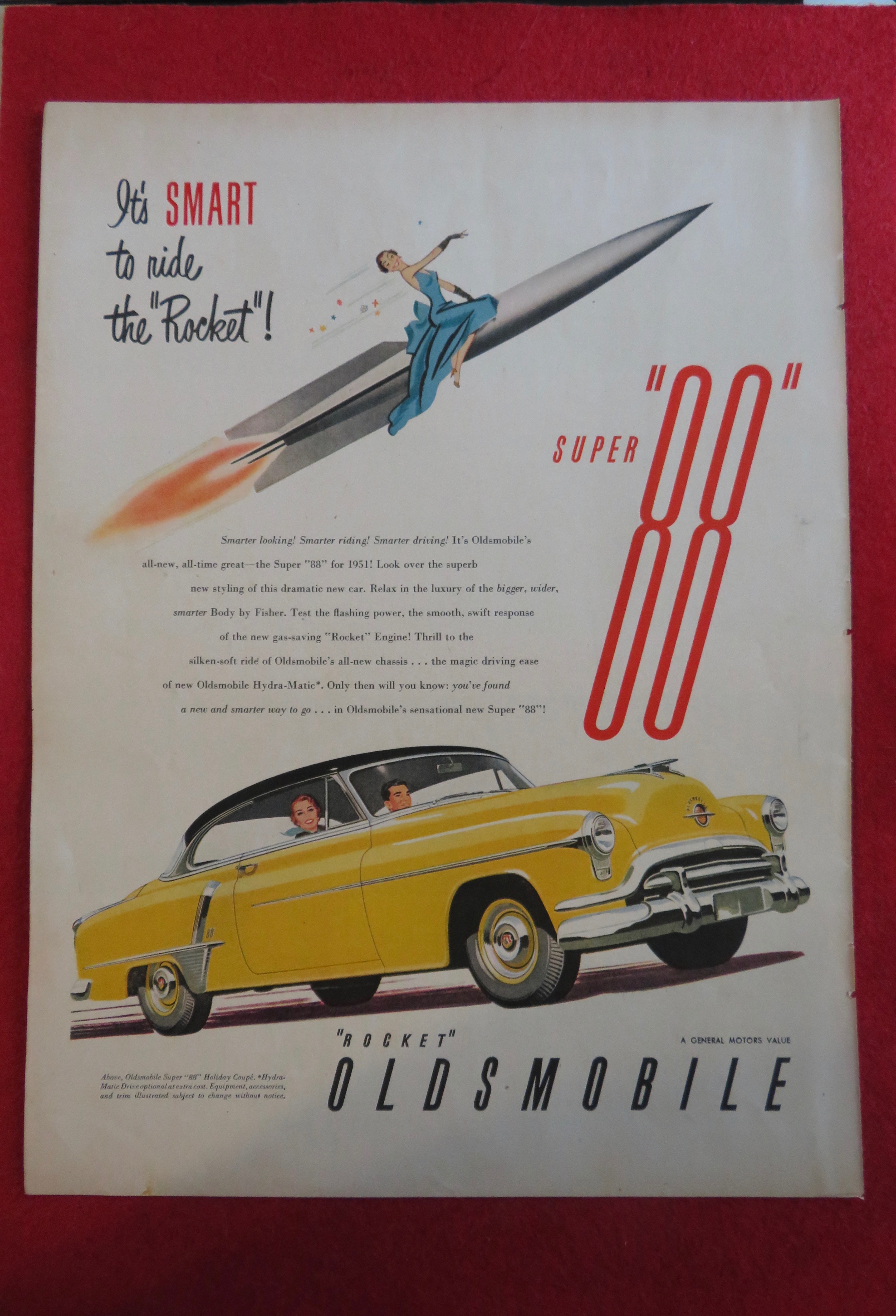 1951 Oldsmobile with The Oldsmobile Super 88