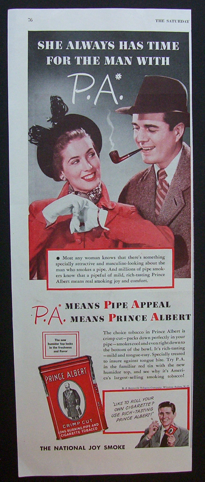 1949 Prince Albert Tobacco