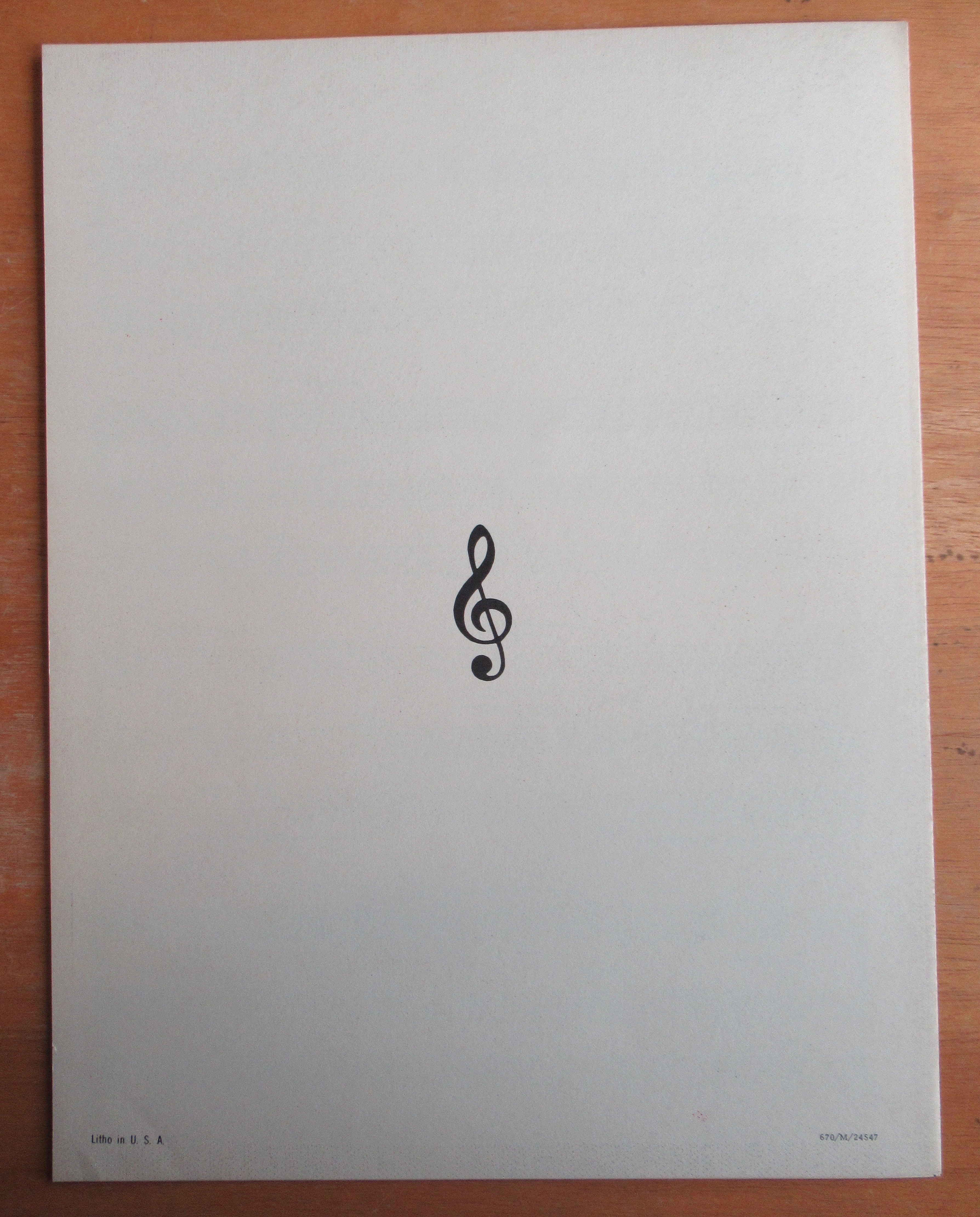 Sheet Music For 1966 Born Free