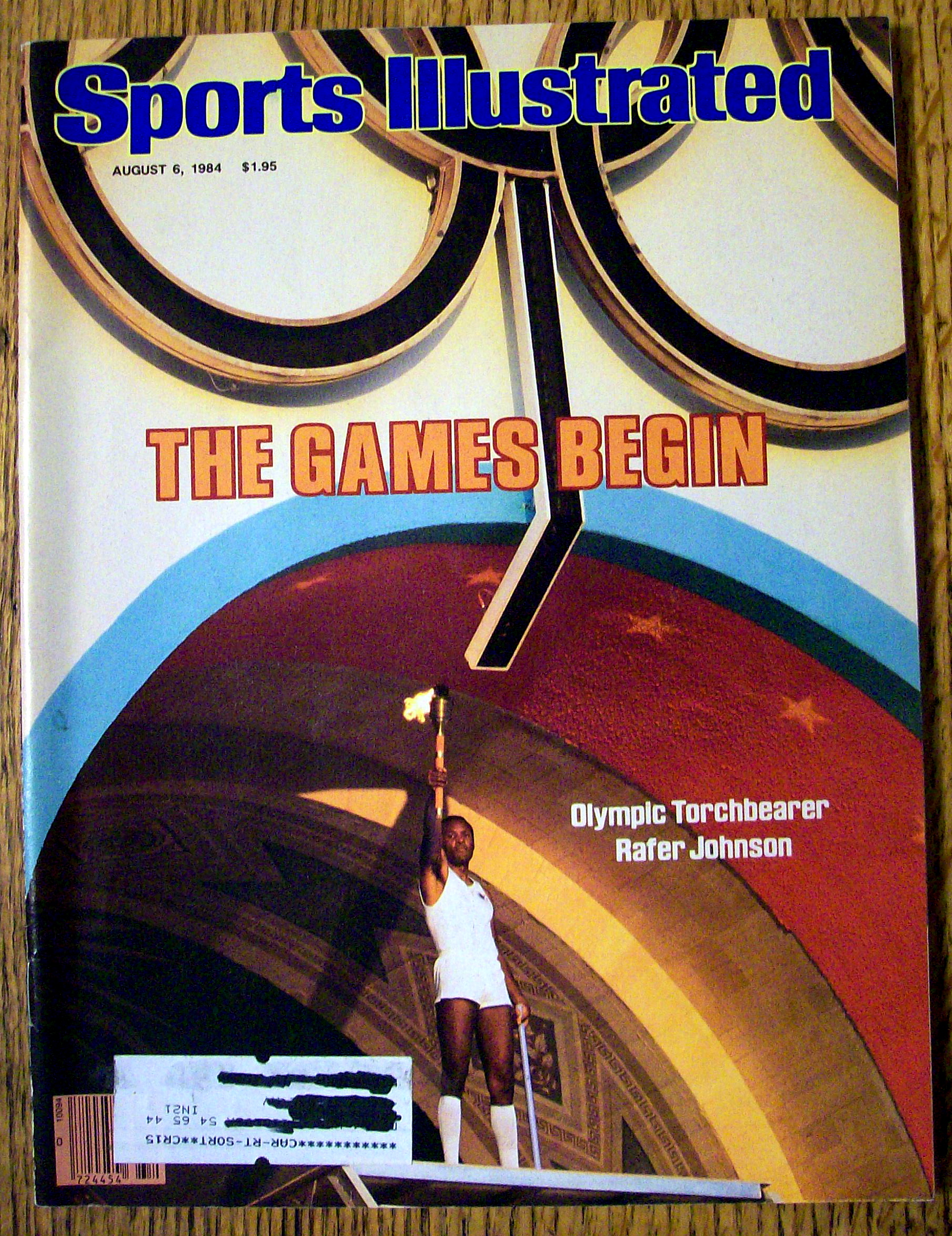 Sports Illustrated Magazine-August 6, 1984-R. Johnson