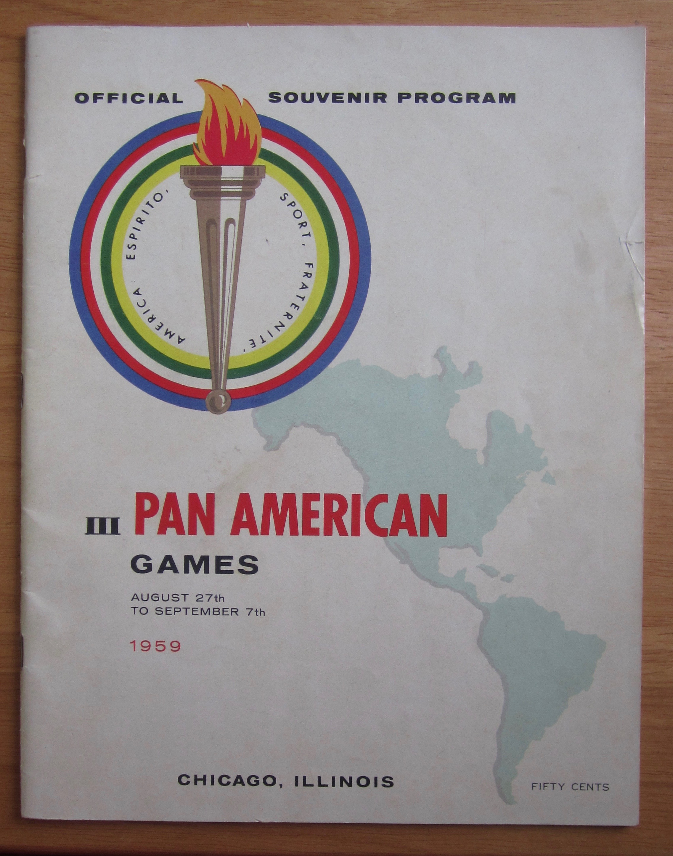 Pan American Games Official Souvenir Program 1959
