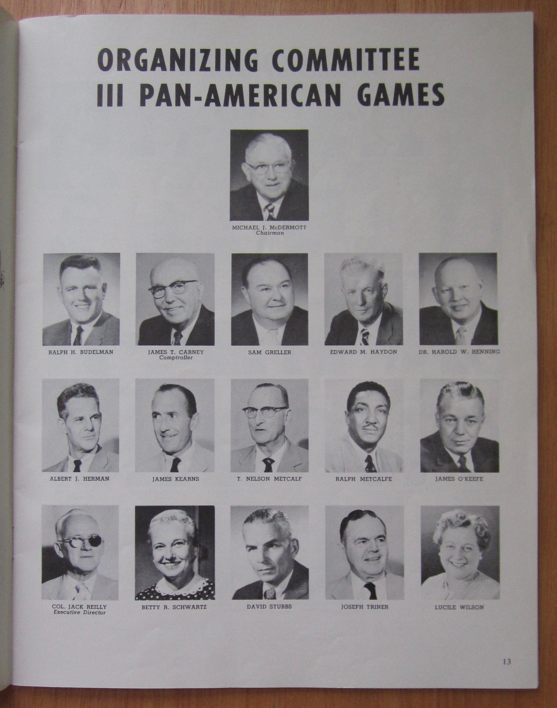 Pan American Games Official Souvenir Program 1959