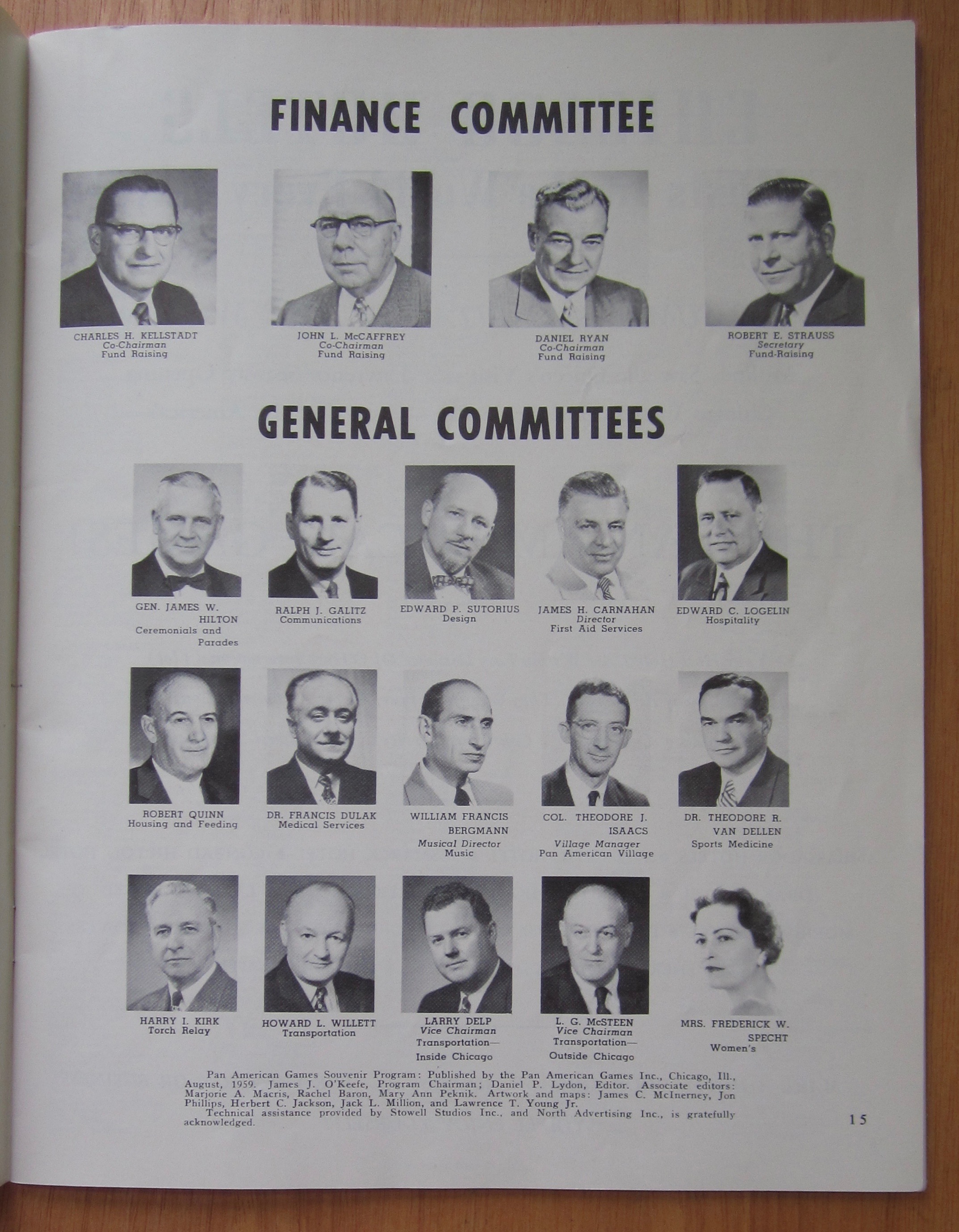 Pan American Games Official Souvenir Program 1959