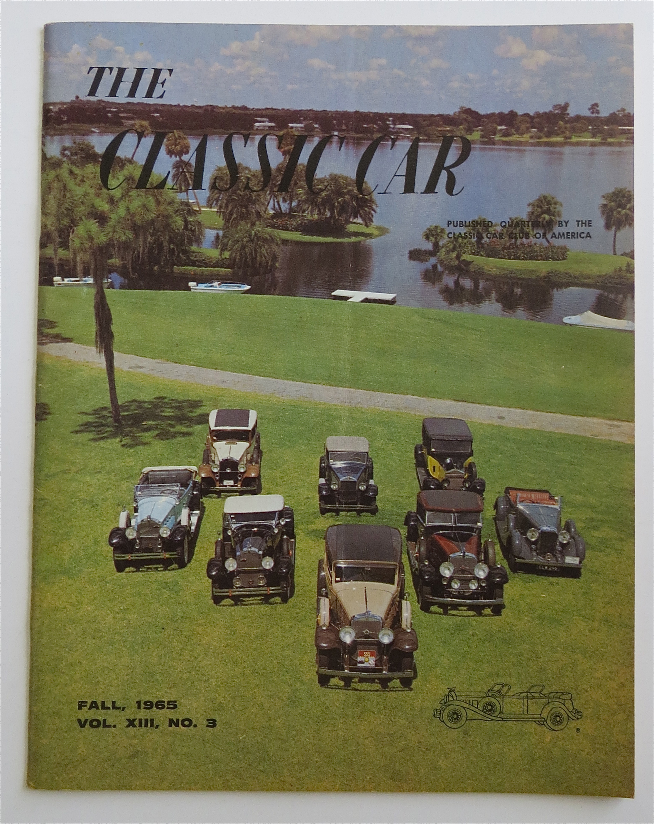 The Classic Car Magazine Fall 1965 Cover Of Classics