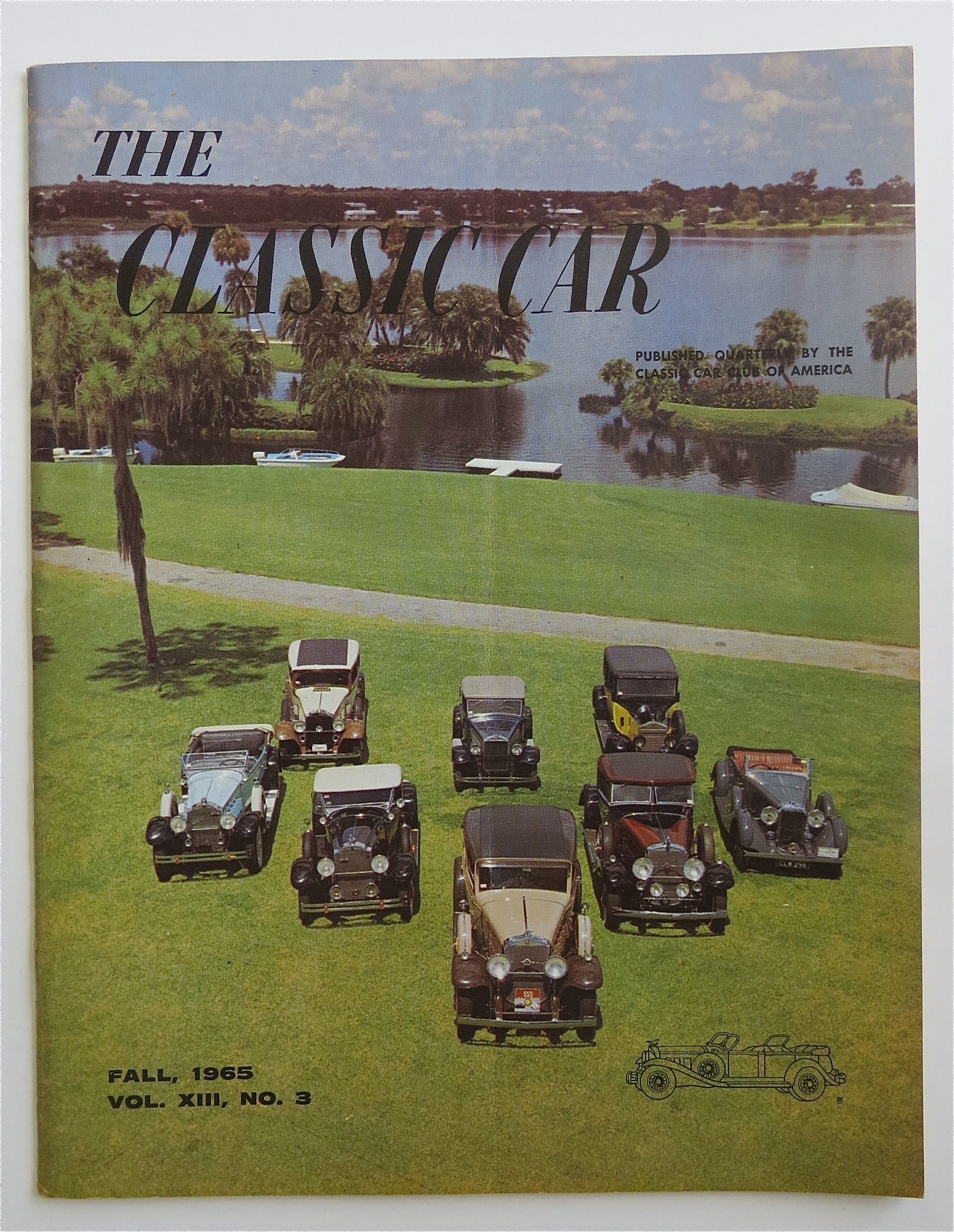The Classic Car Magazine Fall 1965 Cover Of Classics