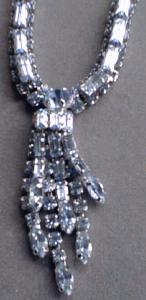 Awesome Weiss Rhinestone Necklace & Earrings