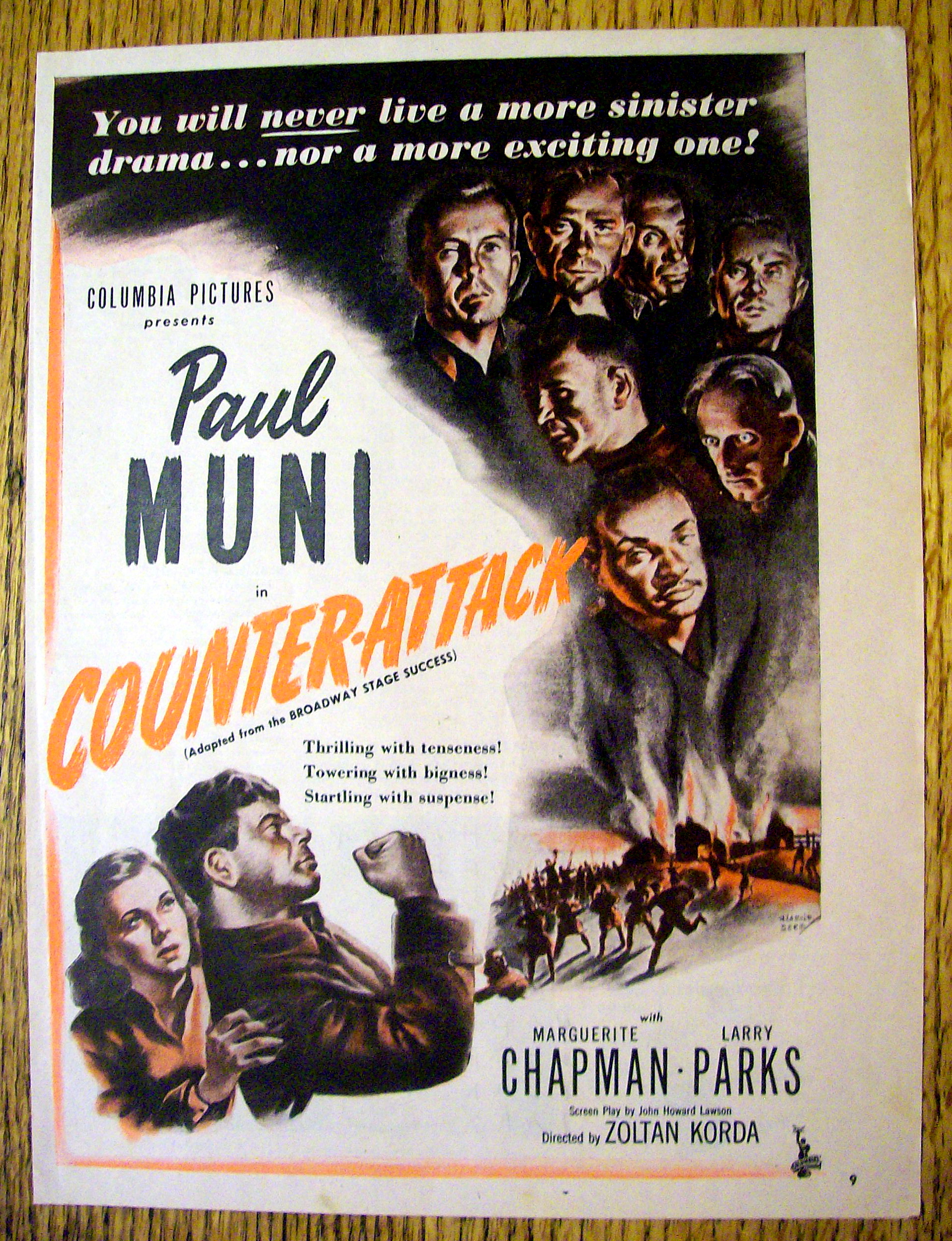 1945 Counter-Attack with Paul Muni