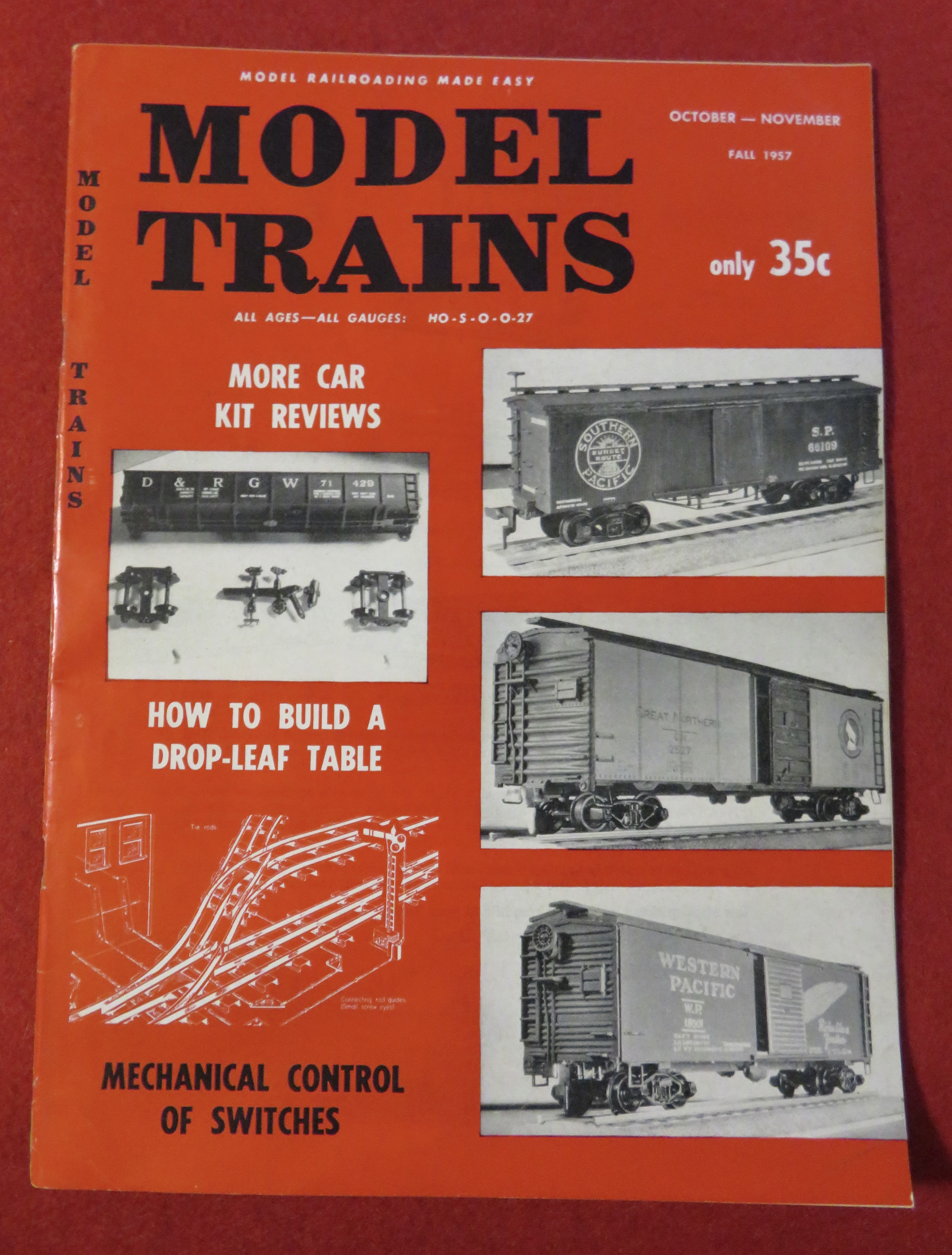 Model Trains Magazine October/November 1957