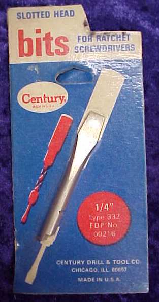 Yankee Style 133H /233H / 135 Slot Screwdriver Bit