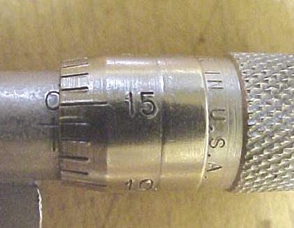 Vaughn Machinery 0-.5" Advertising Micrometer