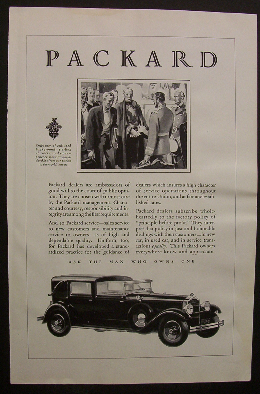 1929 Packard (Black & White)