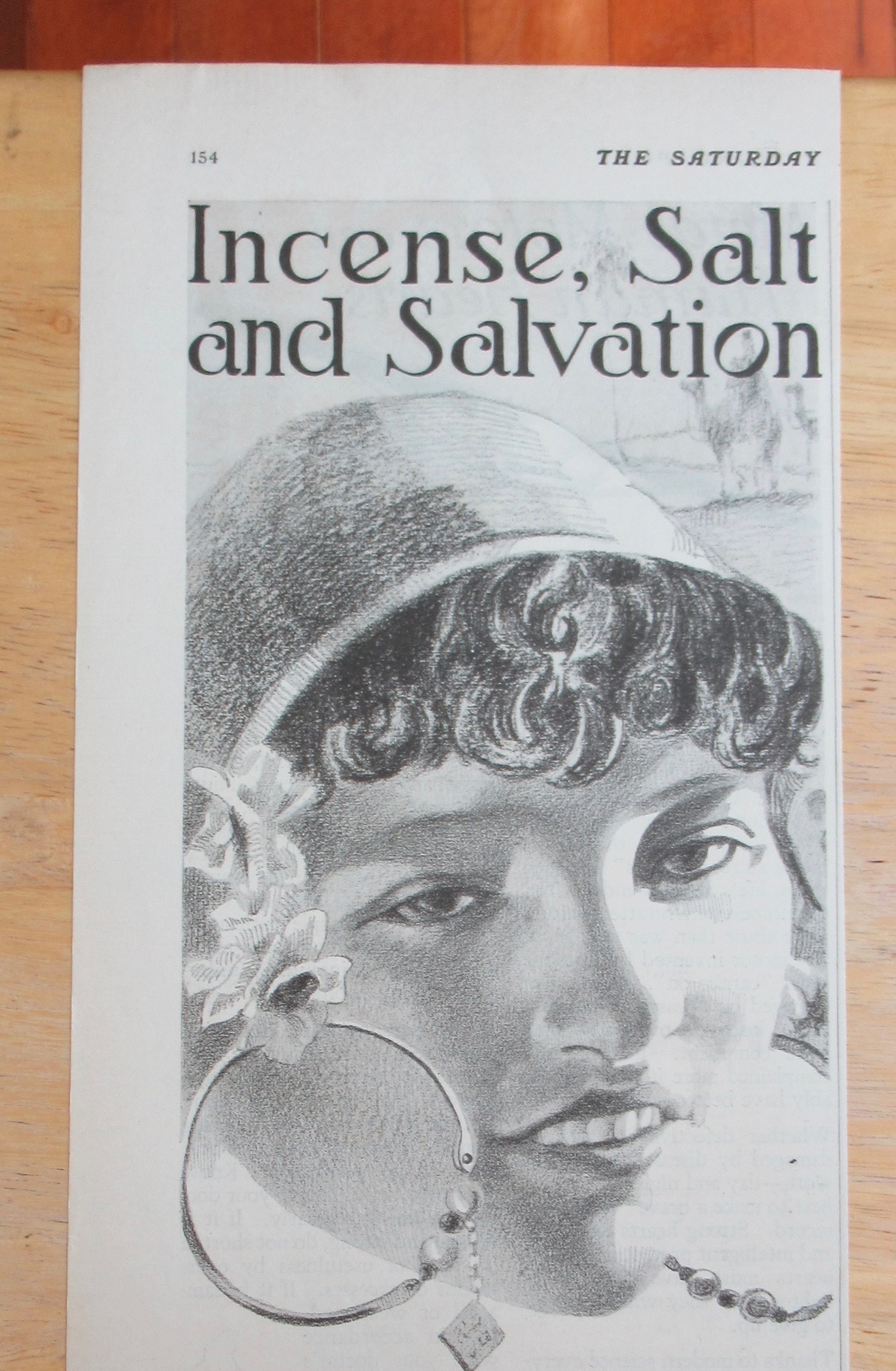 1928 Mulkey's Salt with Lovely Woman's Face