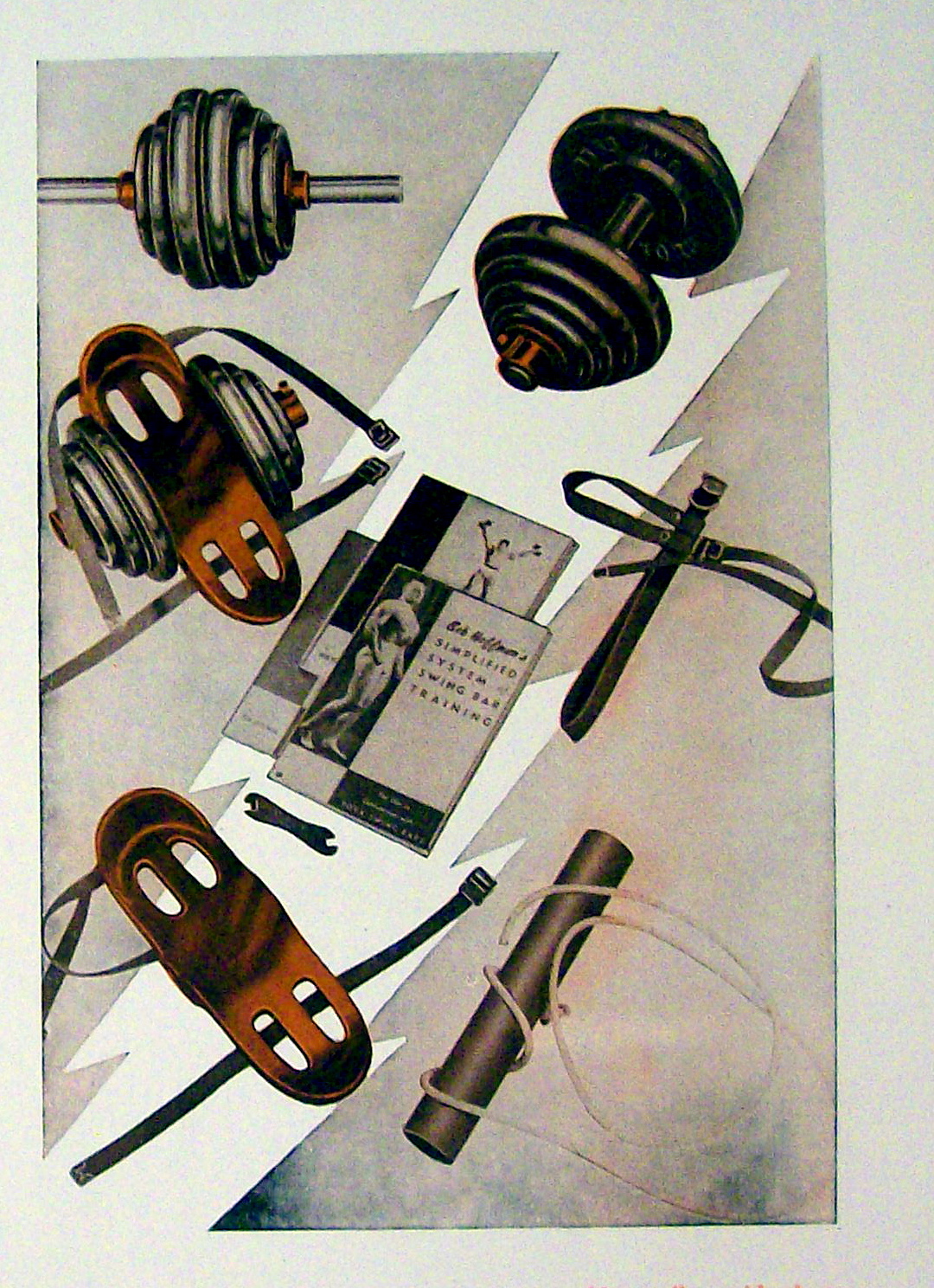 1948 York Barbell with Aristocrat 7 in 1 Training Set