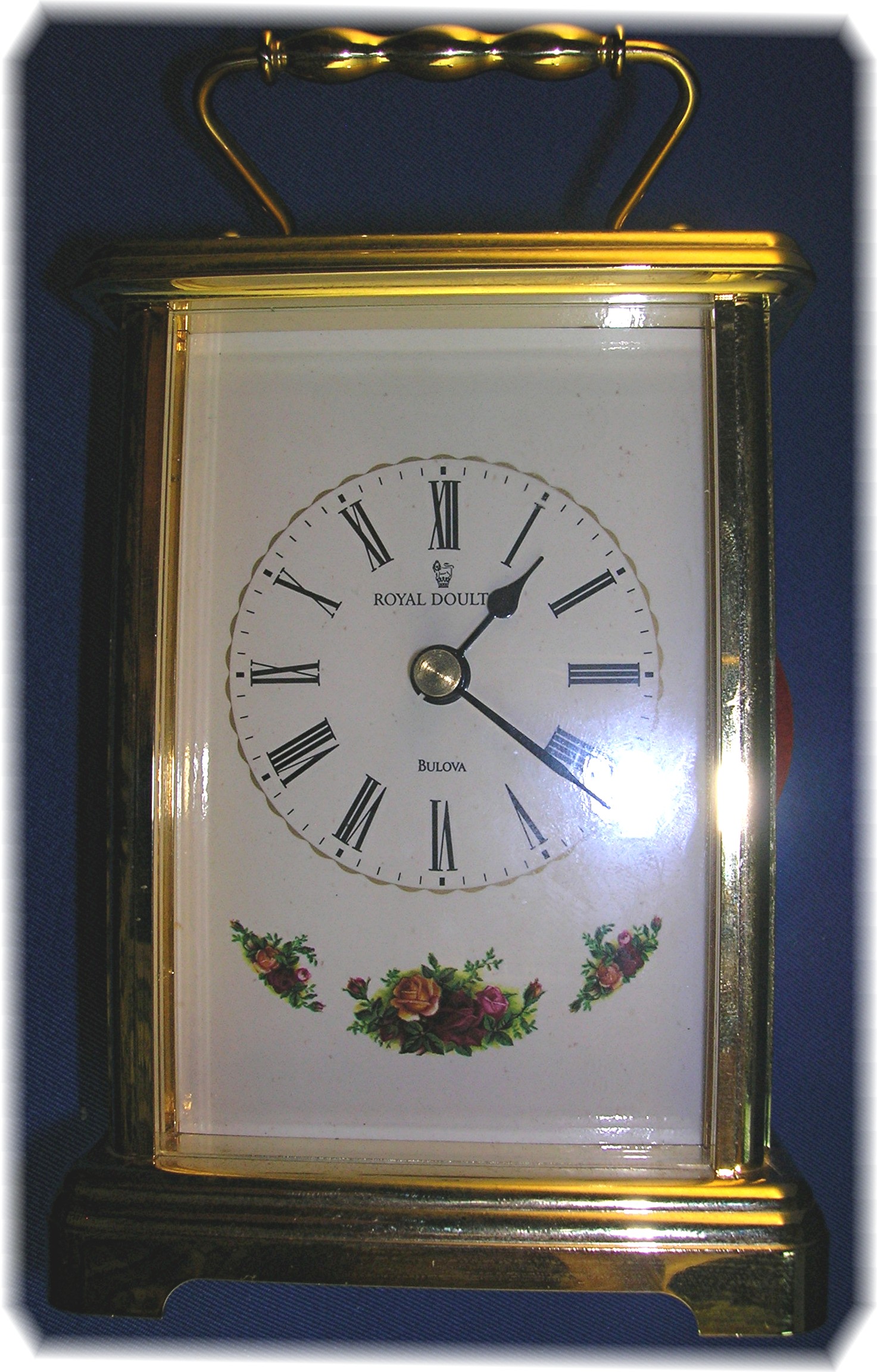 Royal Doulton Bulova Carriage Clock