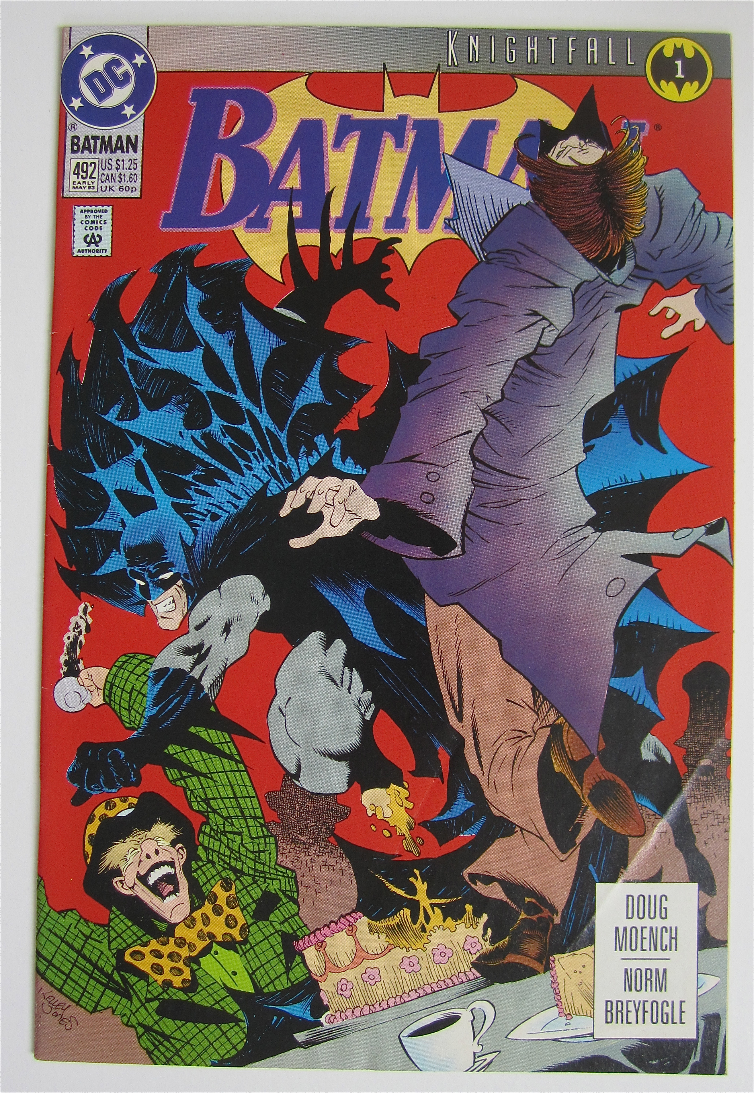 Batman Comic May 1993 Promo DC Comic # 492