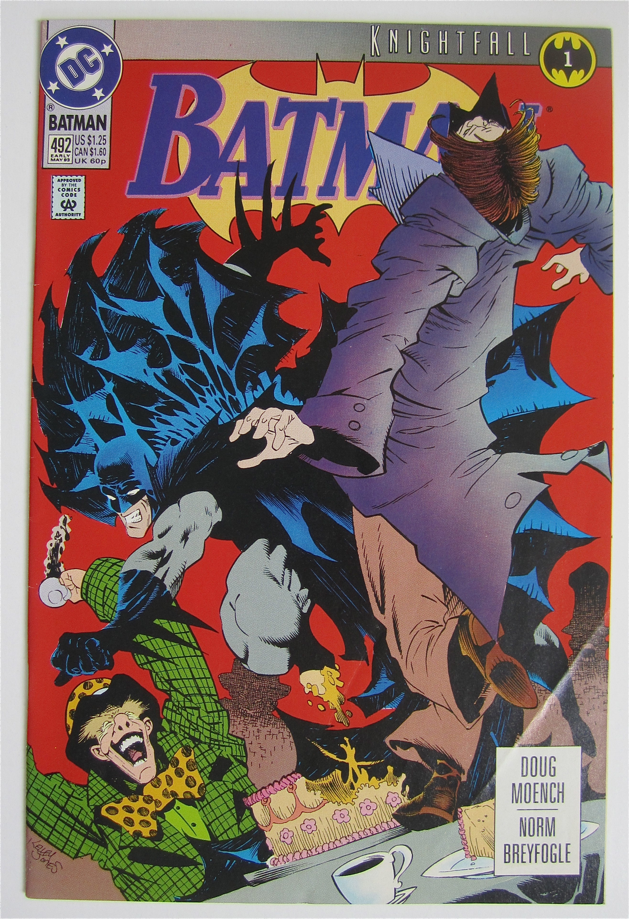 Batman Comic May 1993 Promo DC Comic # 492
