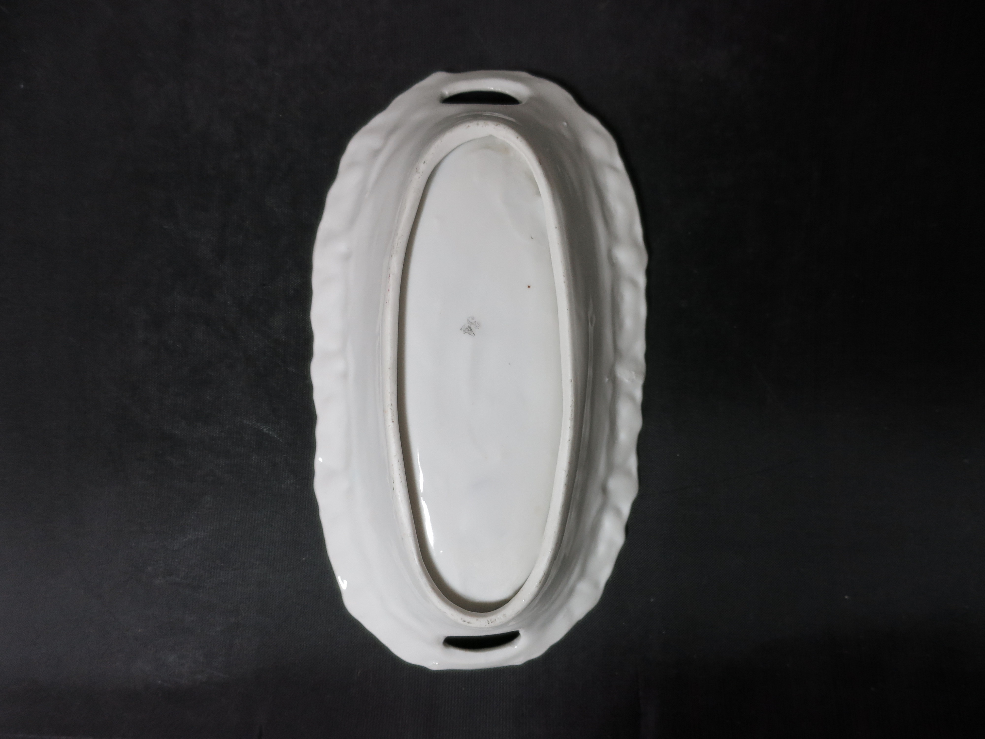Porcelain Celery Dish Floral pattern Condiment Serving Dish