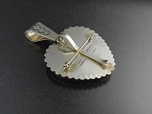 David Troutman Spiny Oyster Sterling Silver Heart Penda