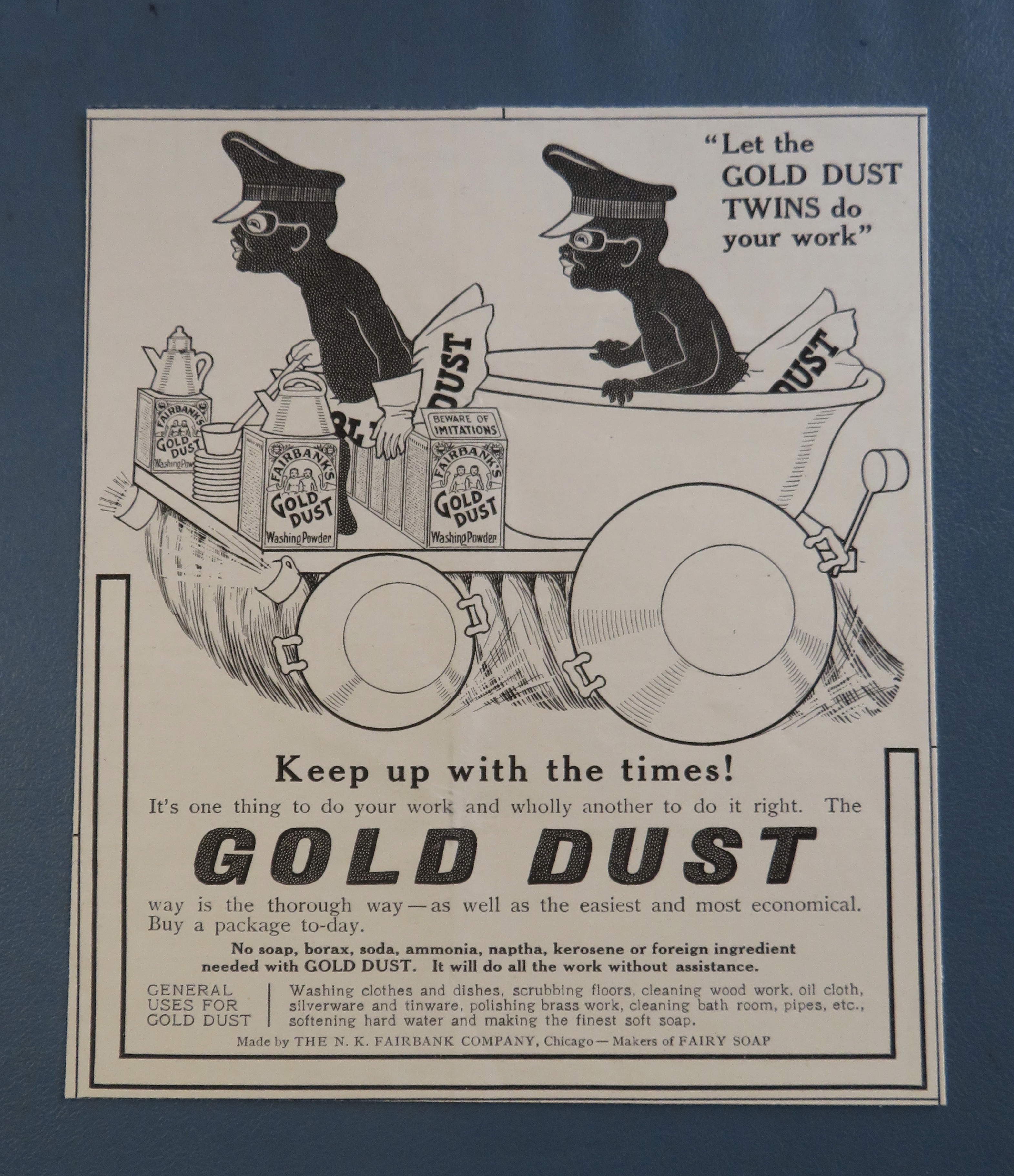 1905 Gold Dust Washing Powder with Gold Dust Twins