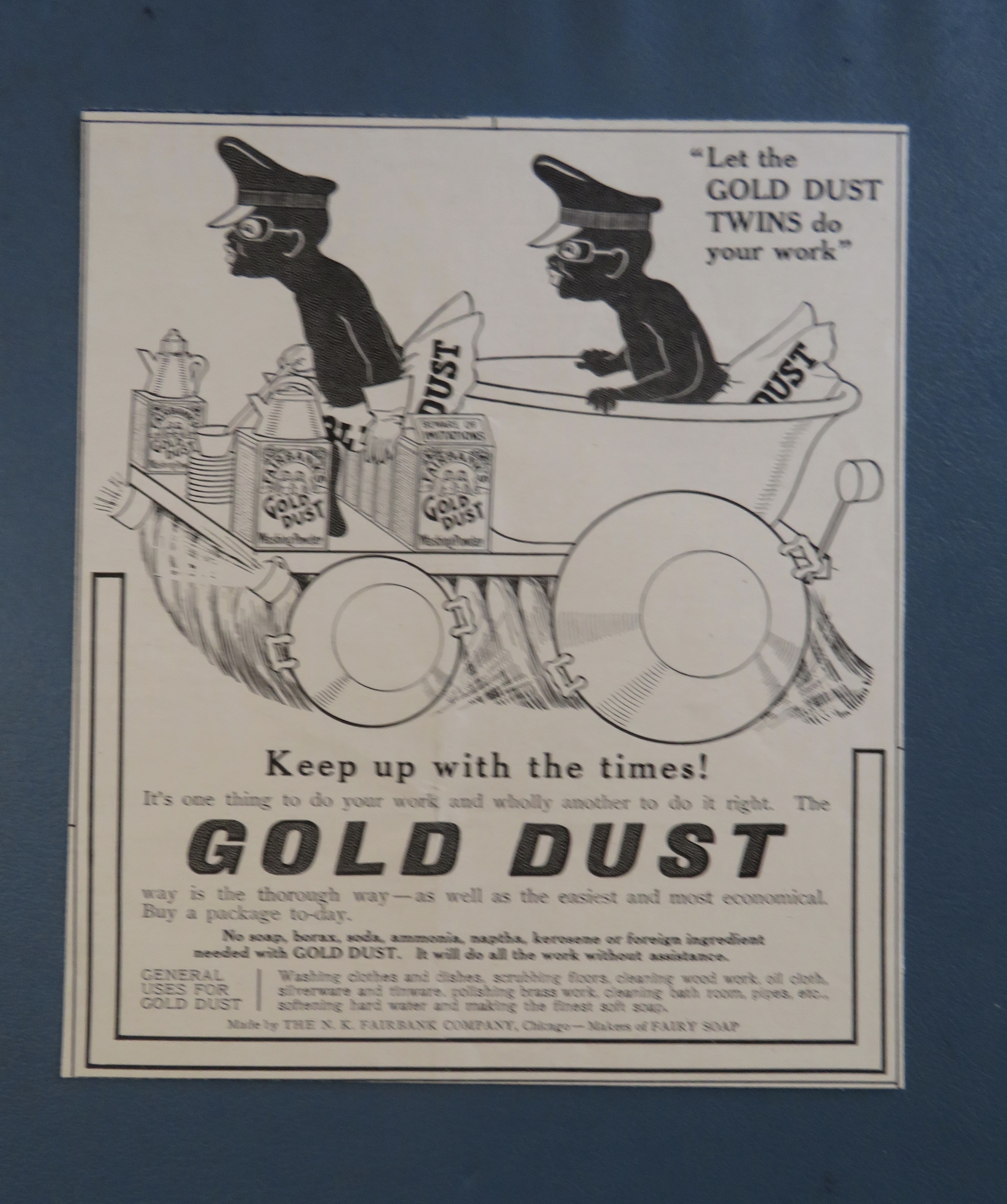 1905 Gold Dust Washing Powder with Gold Dust Twins