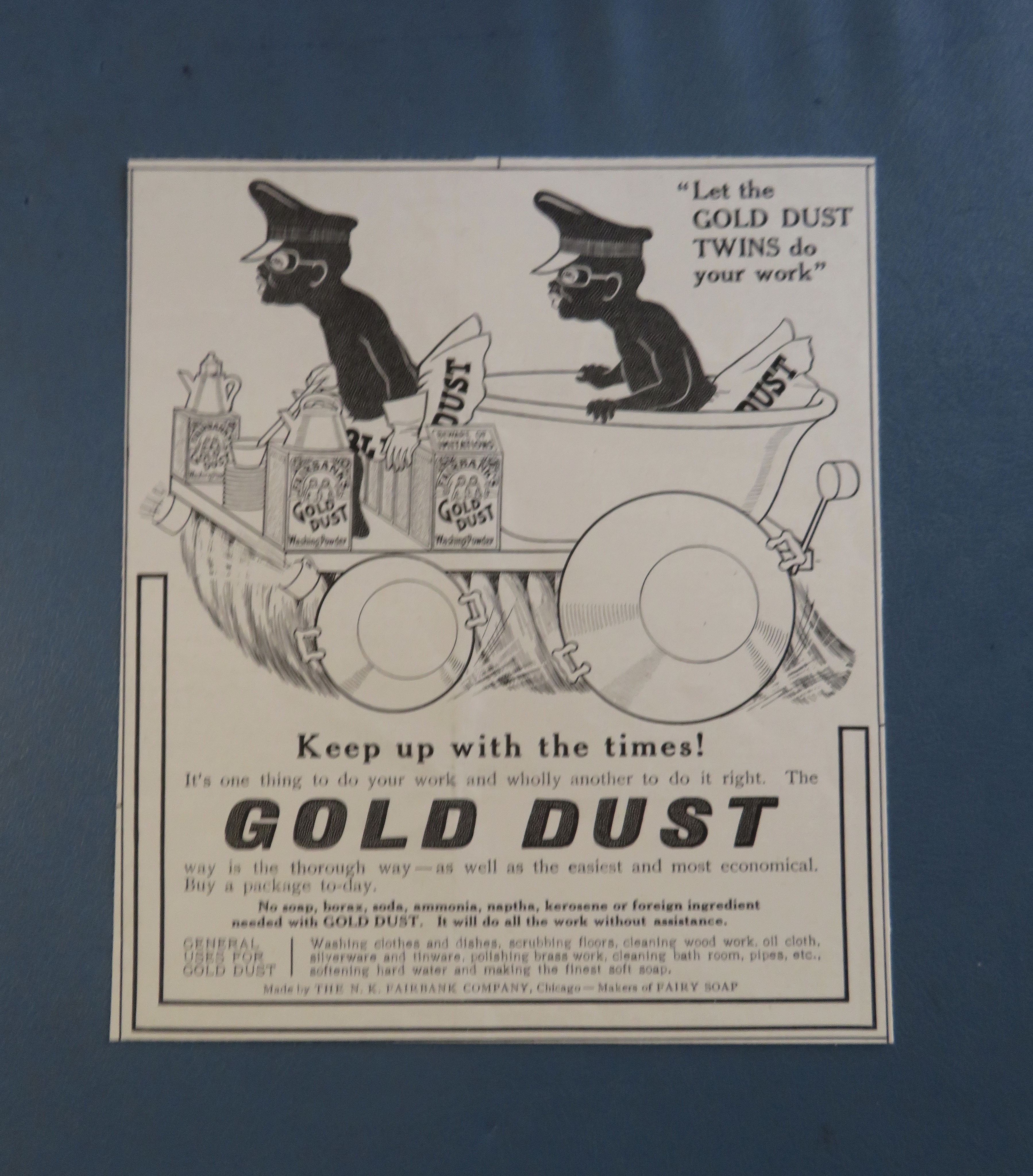 1905 Gold Dust Washing Powder with Gold Dust Twins